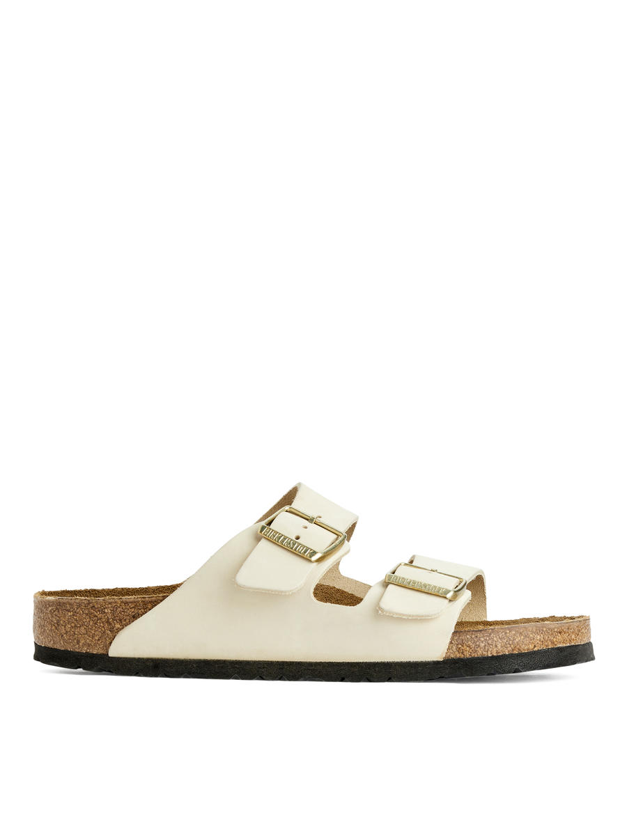 Birkenstock Arizona Nubuck Sandals-#E6E1C0-12837