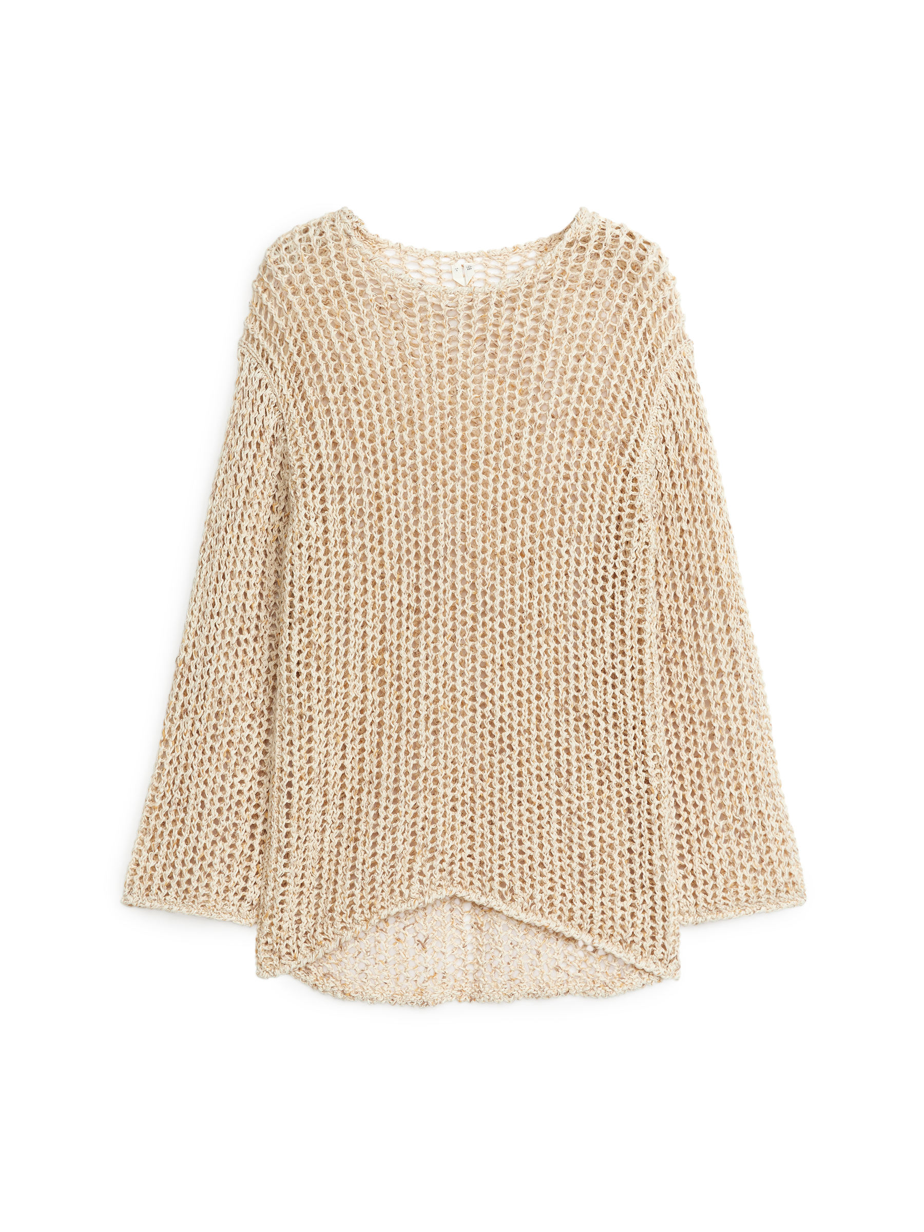 Stickad tröja - Beige - Relaxed fit - Women - StillMedia/DescriptiveStillLife - 1