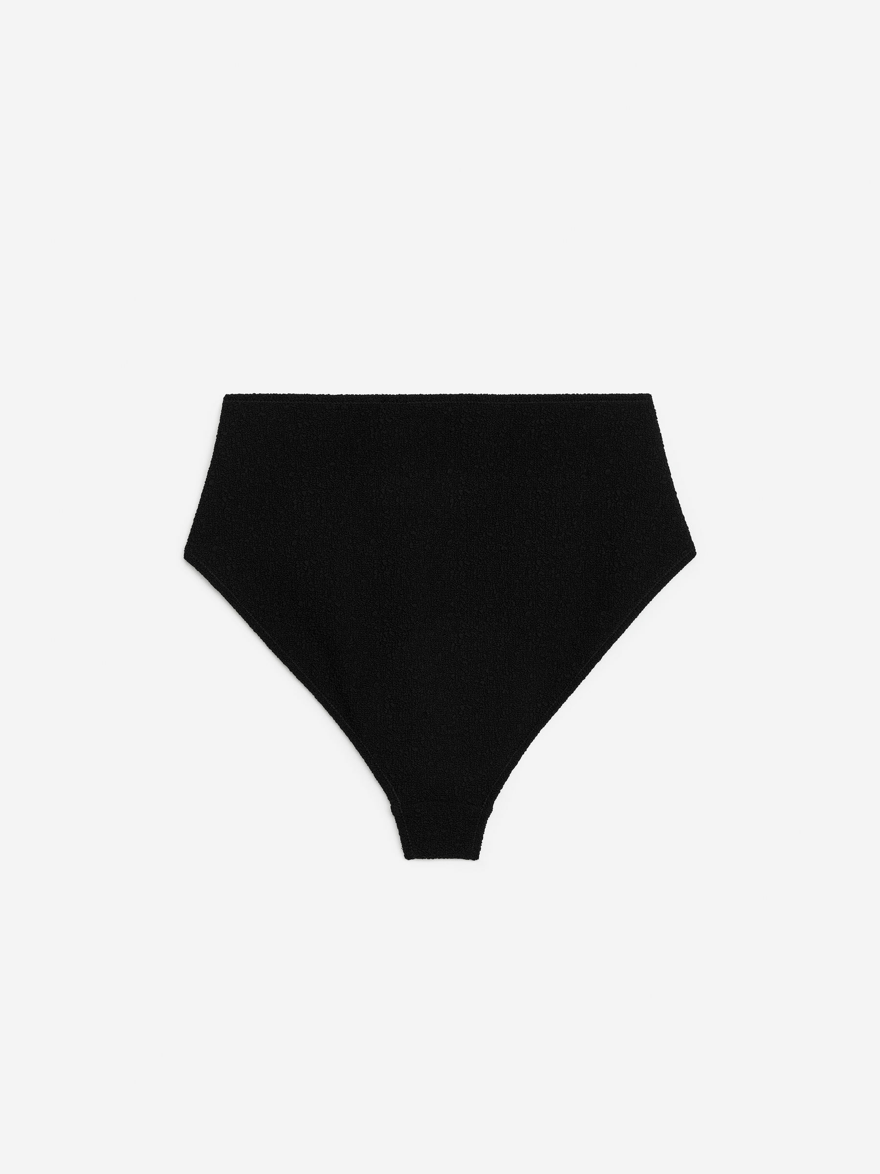 Crinkle Bikini Bottom-Black-7833