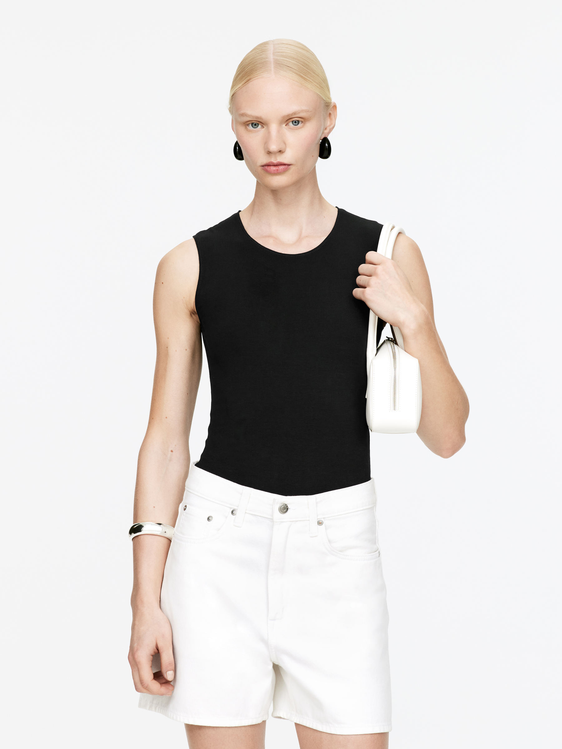 Sleeveless Bodysuit-#272627-15883