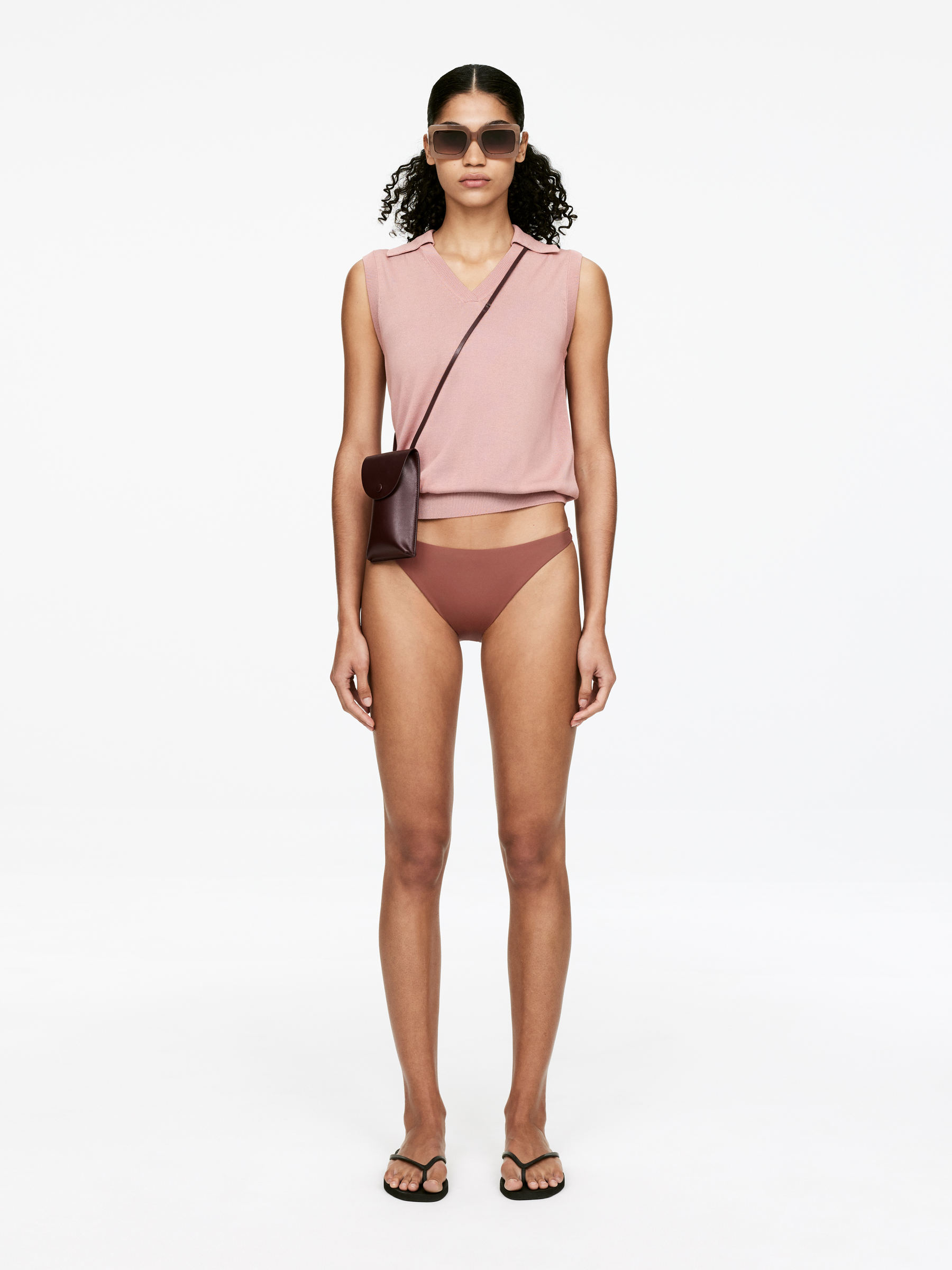 Low-Waist Bikini Briefs - Rust - Women - StillMedia/Lookbook - 5