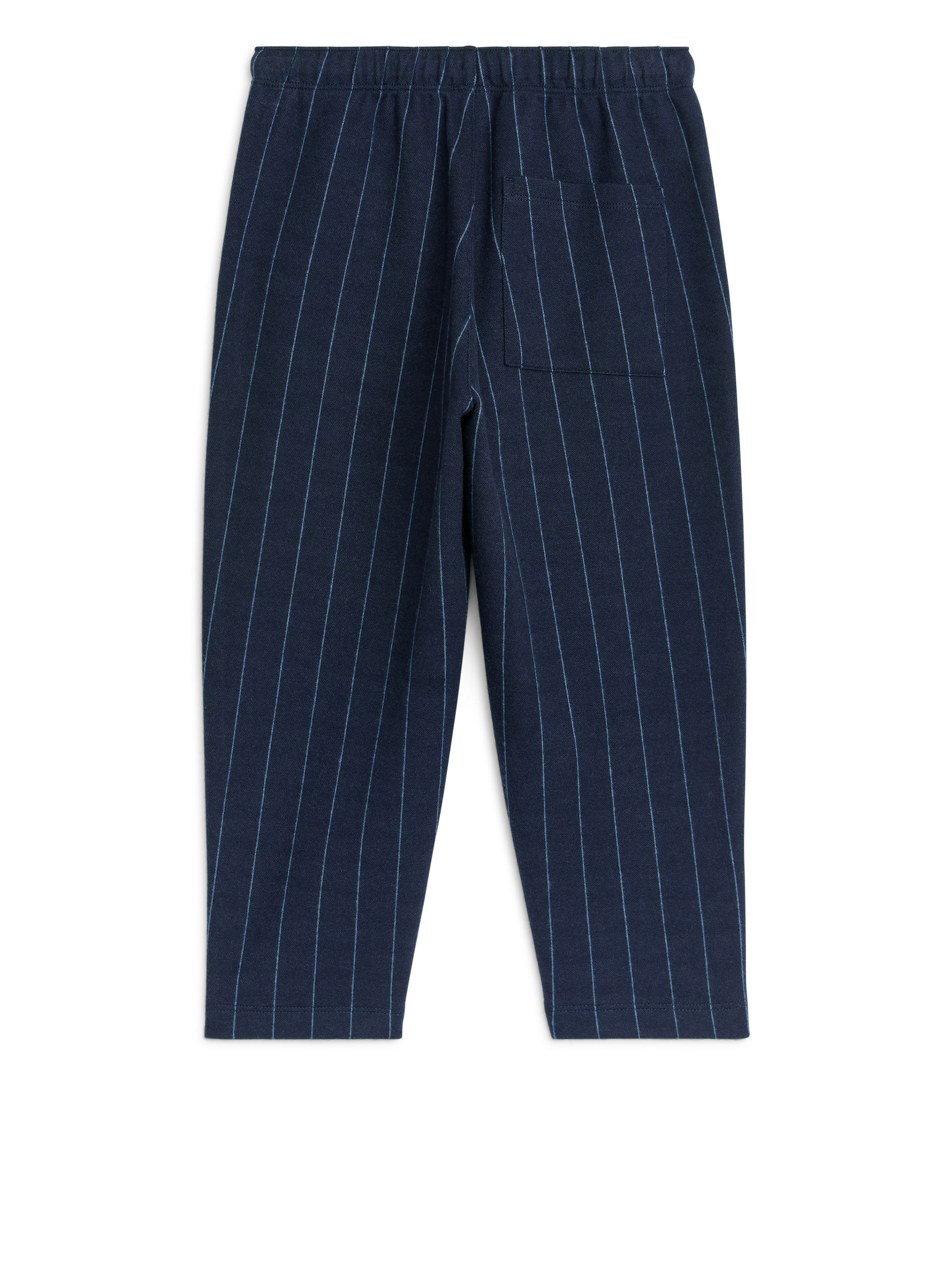 Pinstripe Cotton Sweatpants - Dark Blue/Pinstripe - Regular fit - Children - StillMedia/DescriptiveStillLife - 1