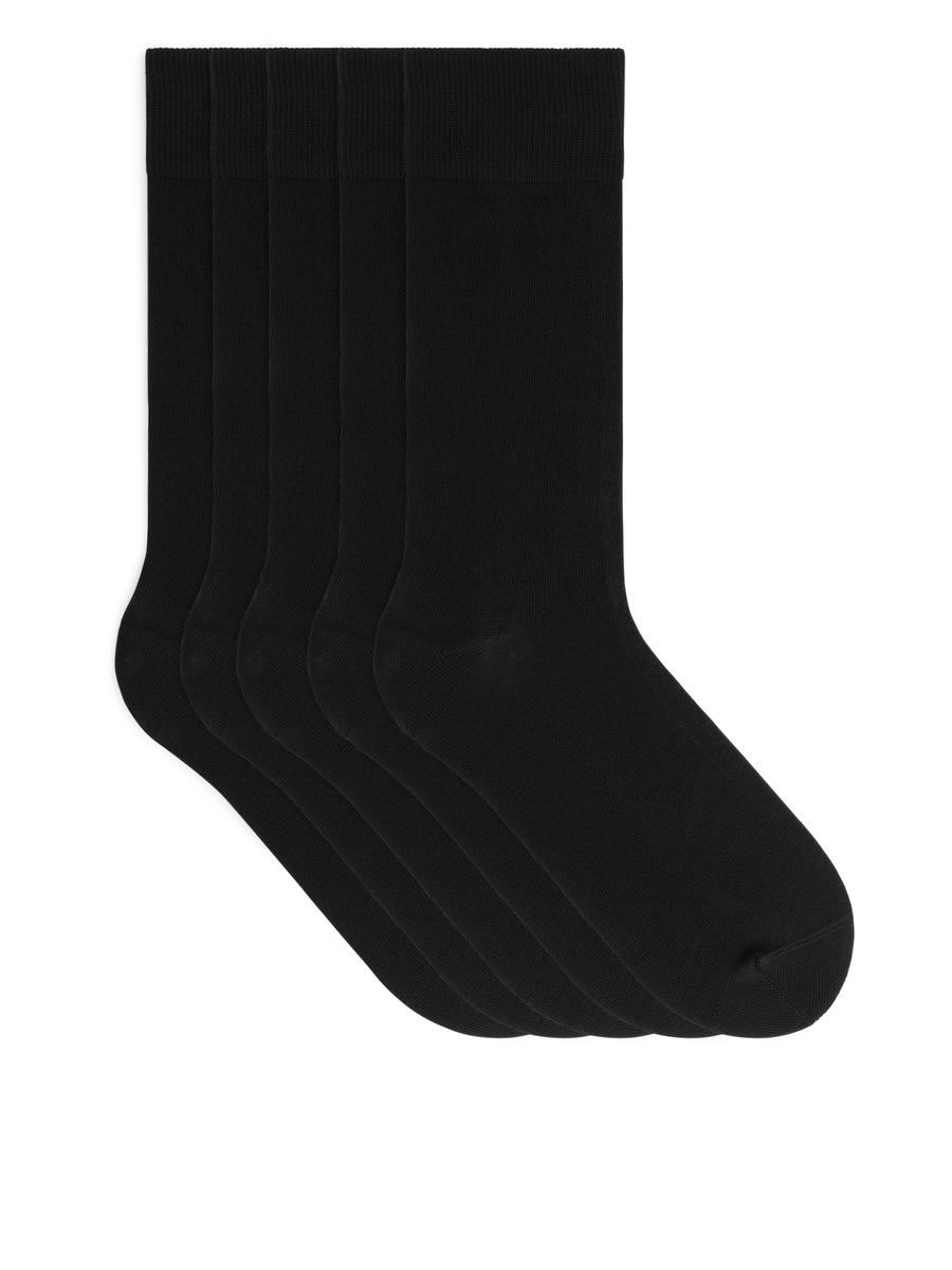 Socken aus Supima-Baumwolle, 5er-Pack-#272628-11479