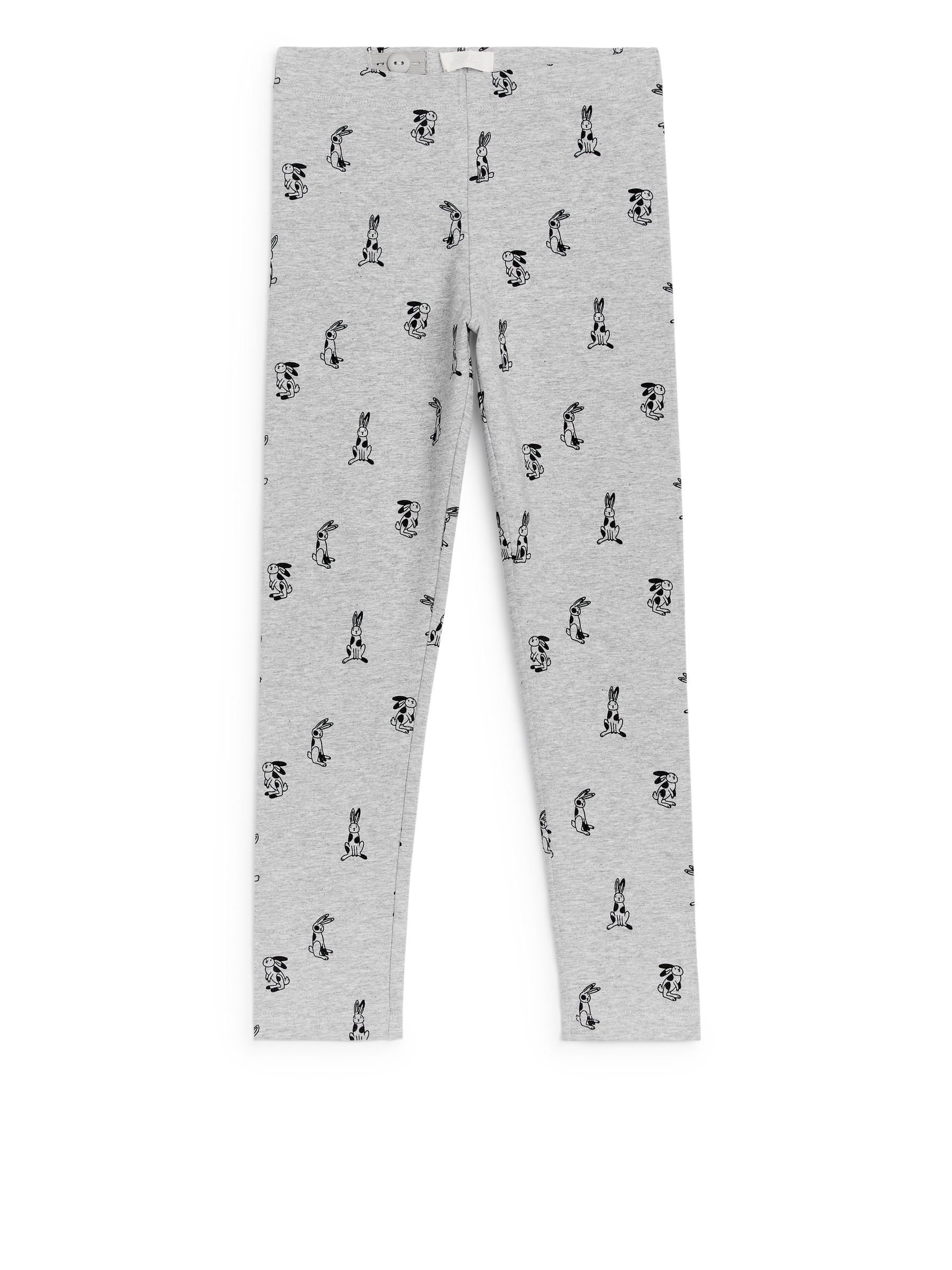 Jersey Leggings - Grey/Rabbits - Slim fit - Children - StillMedia/DescriptiveStillLife - 1