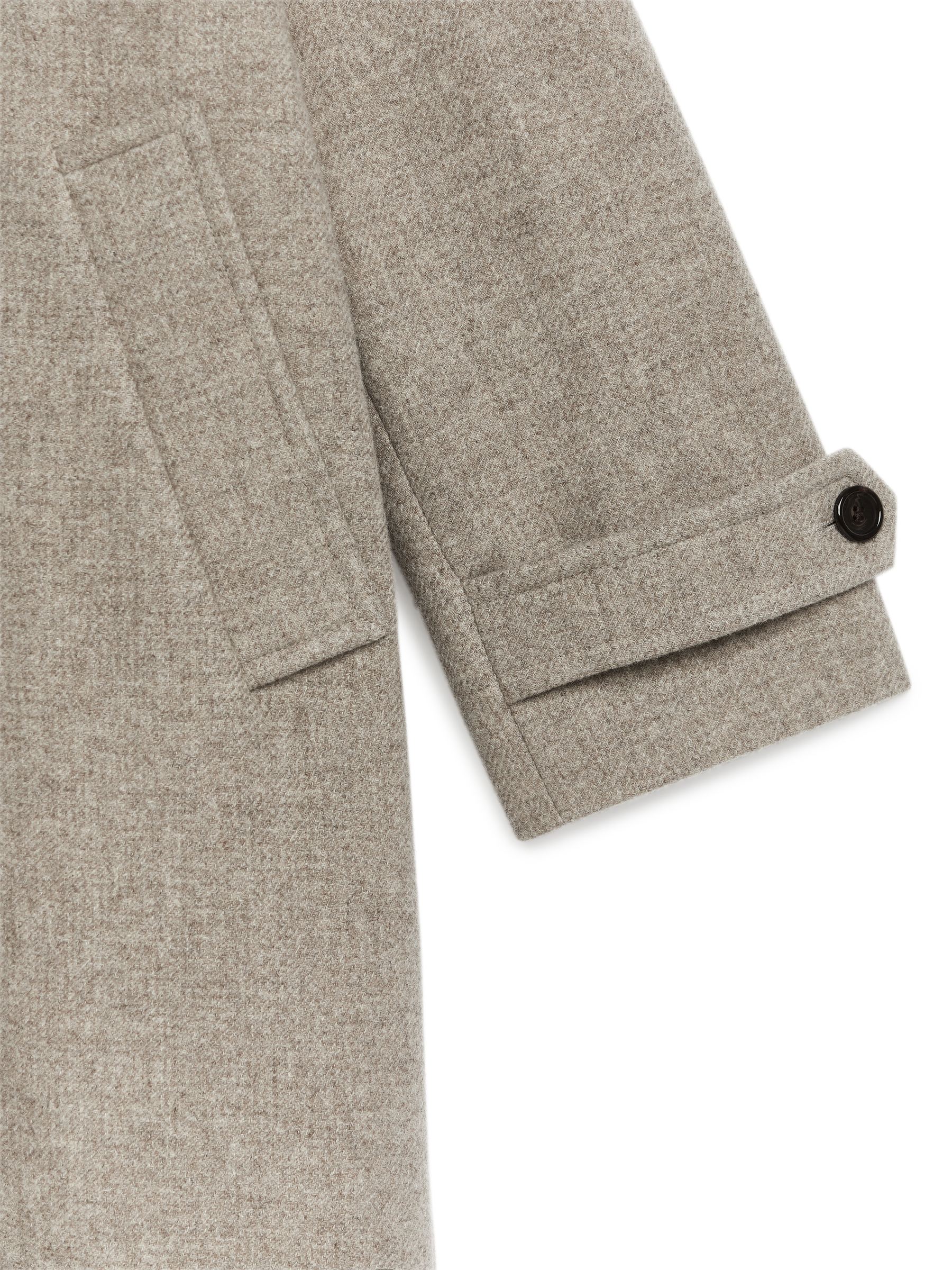 Abrigo de lana oversized - Topo natural - Oversized - Women - StillMedia/DescriptiveDetail - 1