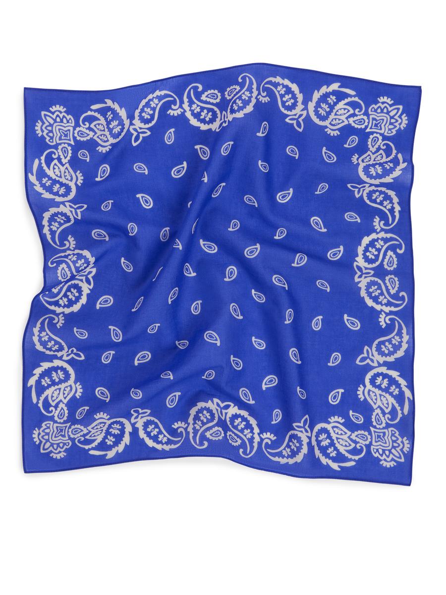 Bandana aus Baumwolle-#3B4EA3-6675