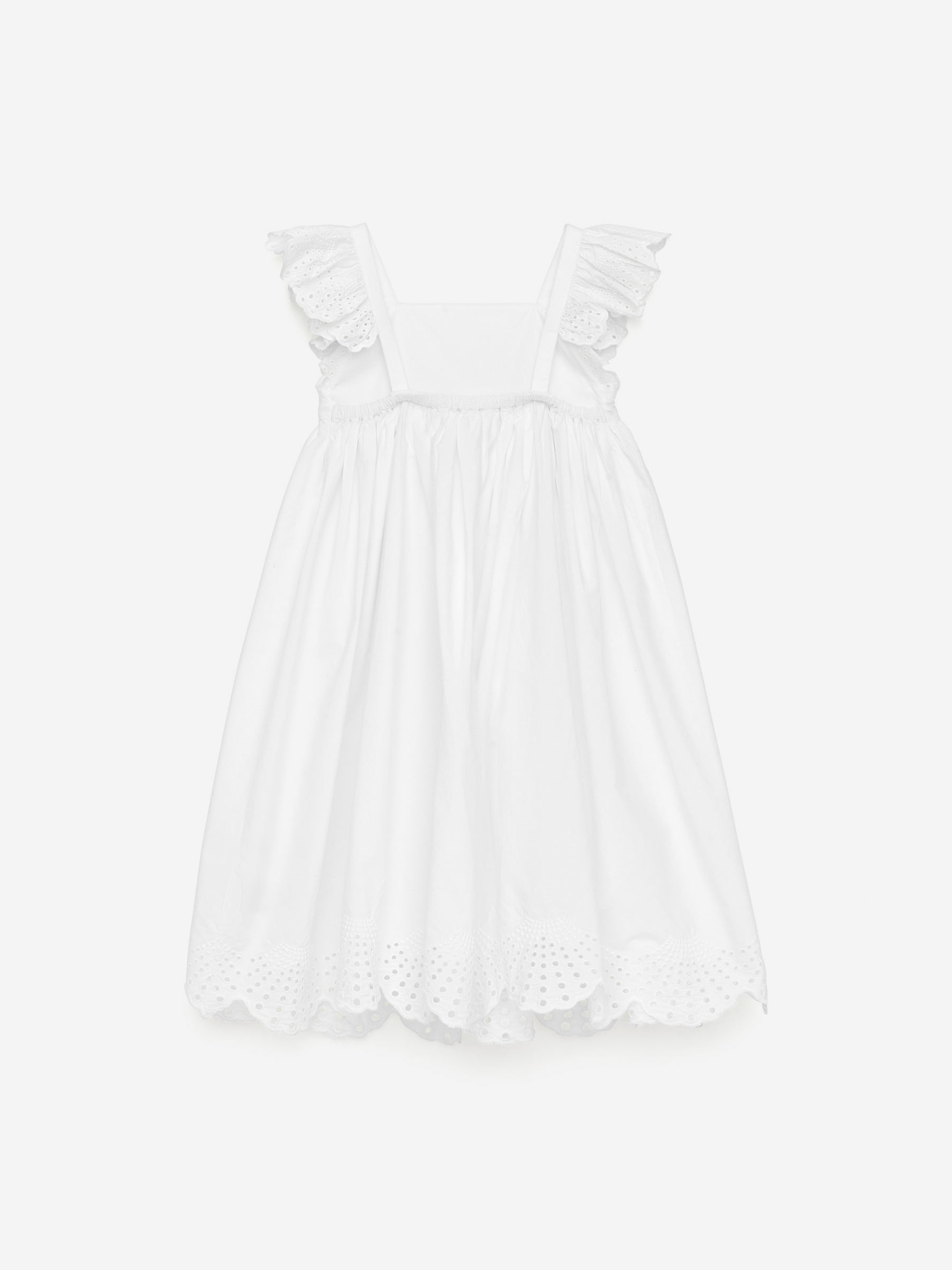 Kleid mit Lochstickerei - Weiß - Regular Fit - Kinder - StillMedia/DescriptiveStillLife - 1