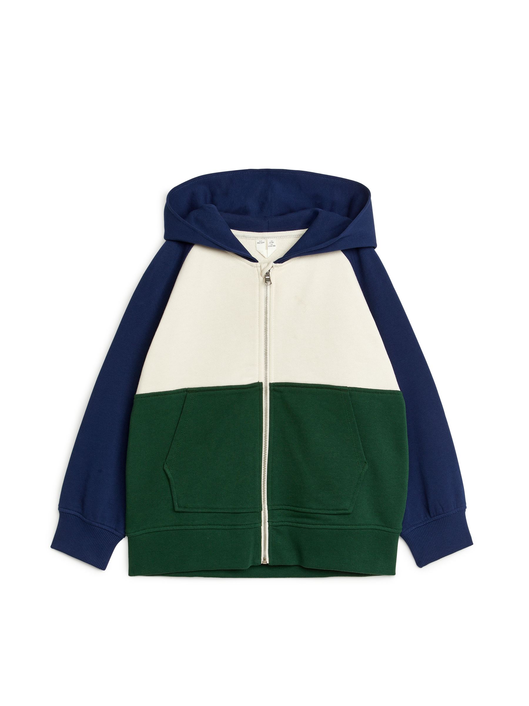 ColourBlockHoodie - Verde/azul/blanco - Corte relajado - Children - StillMedia/DescriptiveStillLife - 3