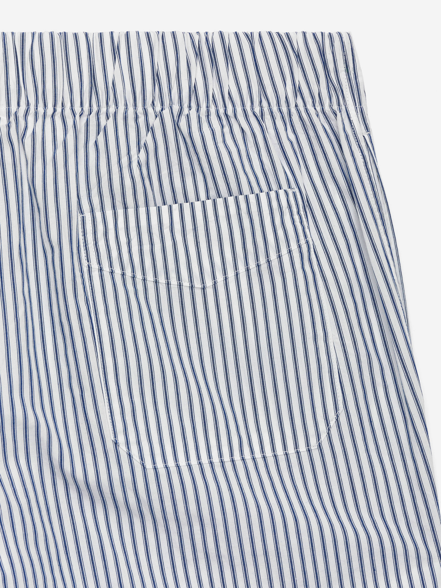 Pyjama Shorts - White/Blue - Regular fit - Men - StillMedia/DescriptiveDetail - 2