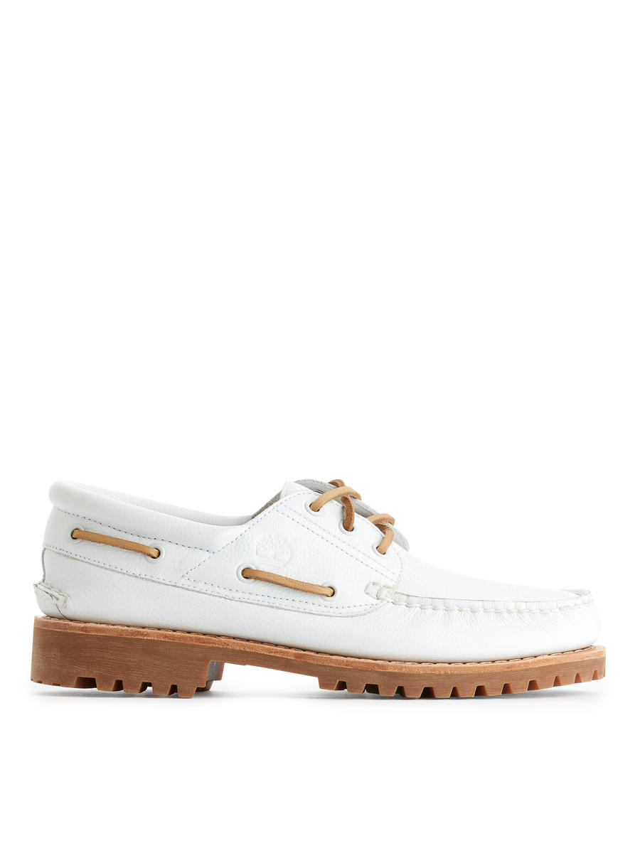 Timberland 3-Eye Lug Handsewn Boat Shoe-#EDEEE6-7065