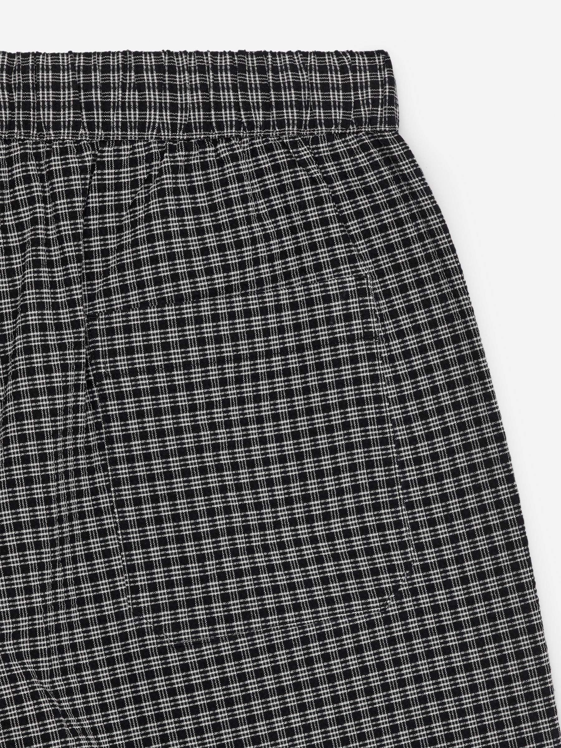 Short en seersucker - Noir - Regular fit - Homme - StillMedia/DescriptiveDetail - 1