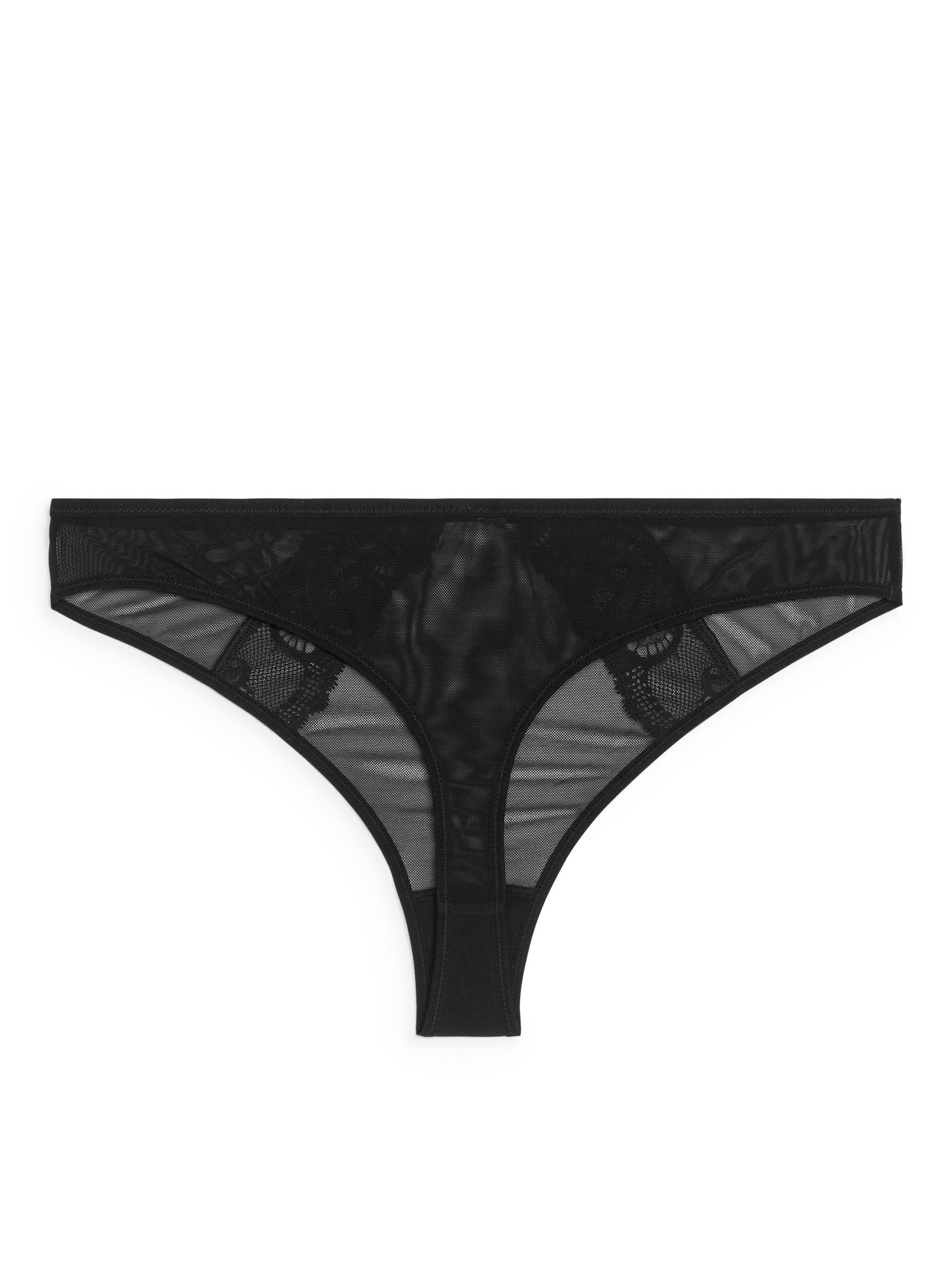 Mesh Thong - Black - Women - StillMedia/DescriptiveStillLife - 2