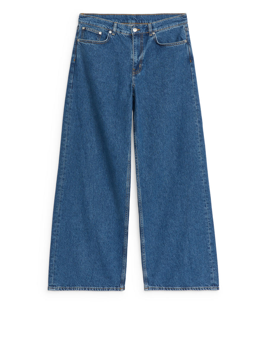 CLOUD Low Loose Jeans - Mid Blue - Relaxed fit - Women - 1089115014