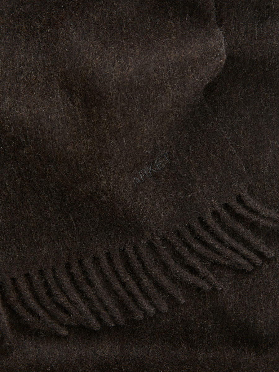 Cashmere Scarf-#3F3838-13300