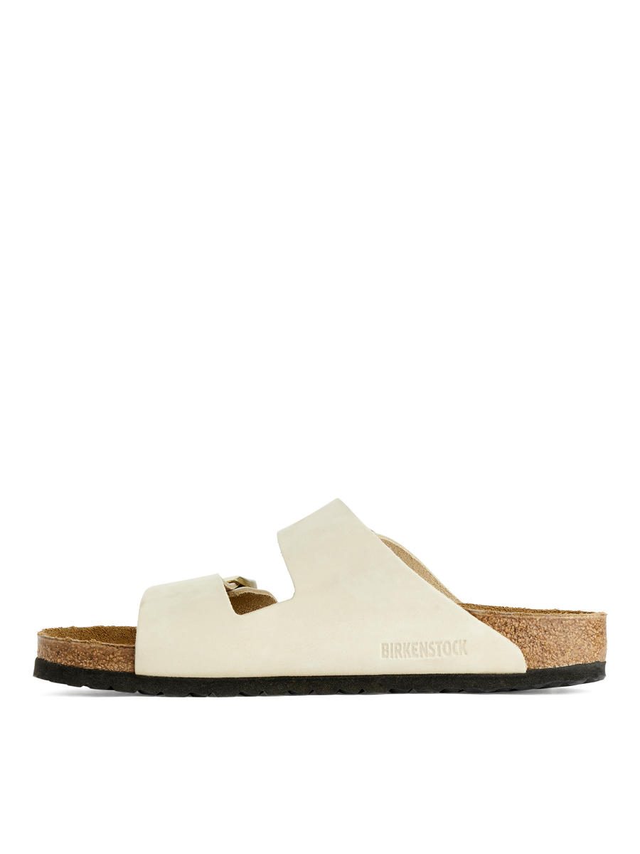 Birkenstock Arizona Nubuck Sandals-#E6E1C0-12837