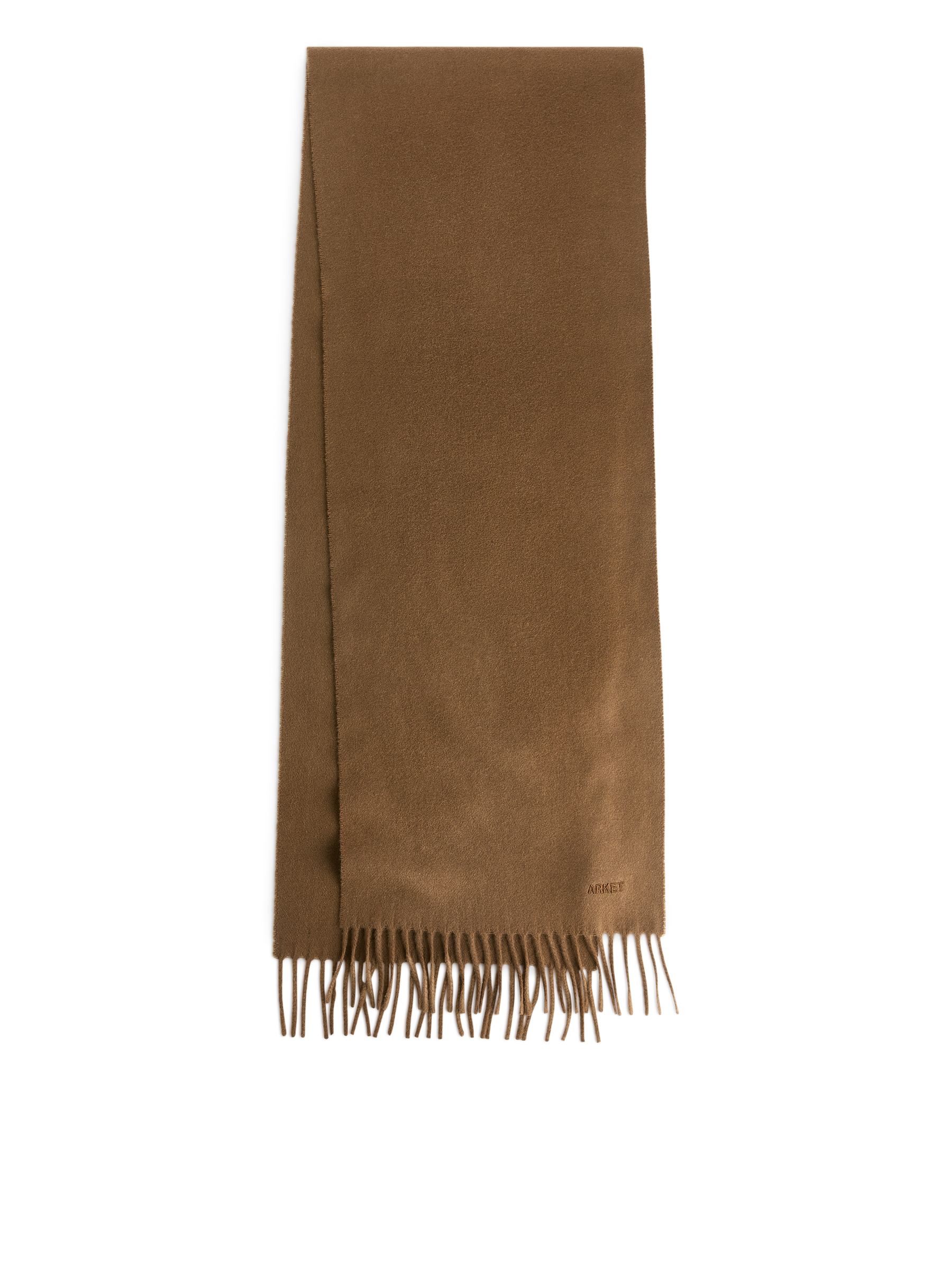 Woven Cashmere Scarf - Dark Camel - Men - StillMedia/DescriptiveStillLife - 1