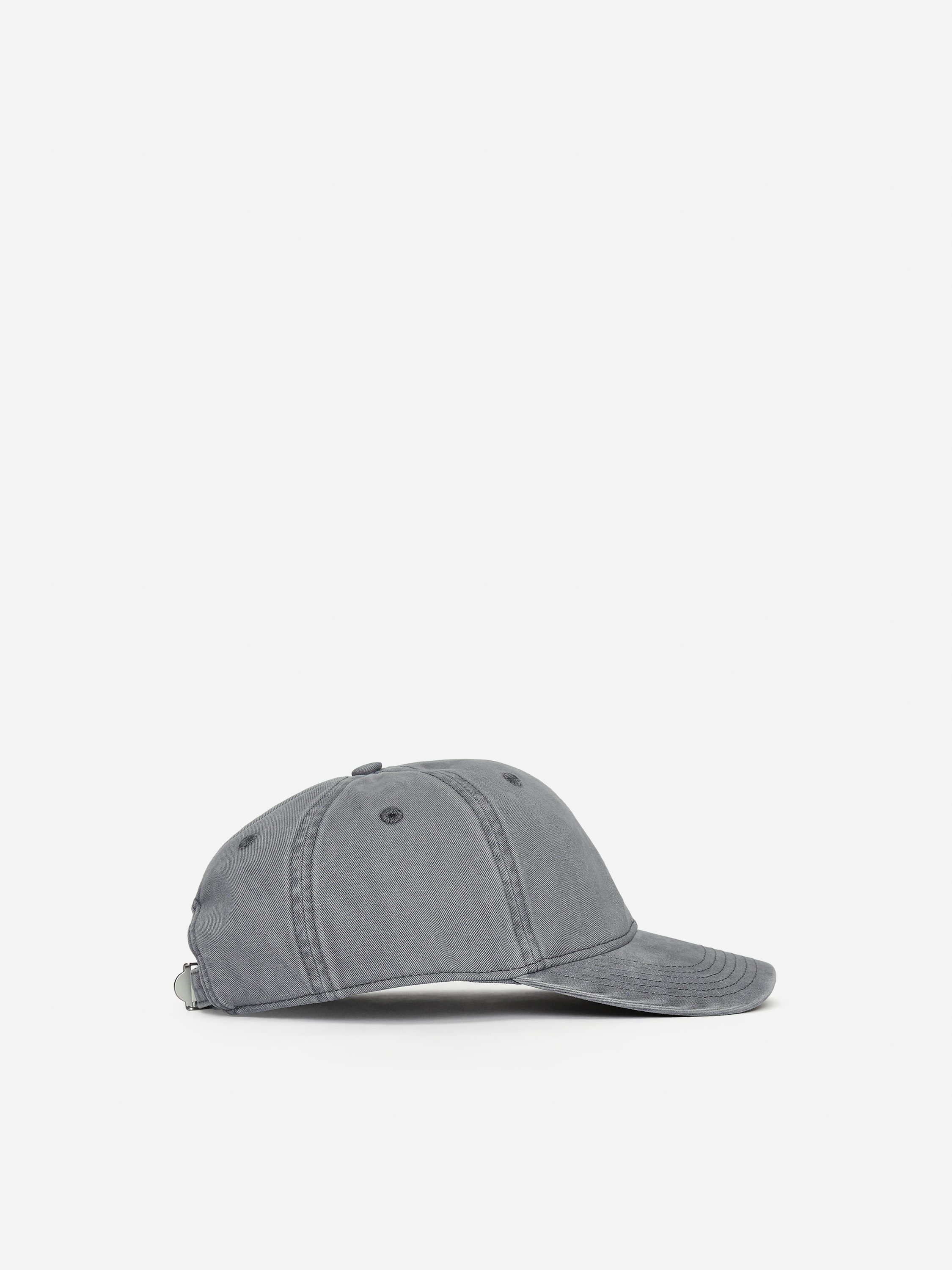 [Margesherwood] / ☆ WASHED 55 BALLCAP / grey HAT - MARGESHERWOOD