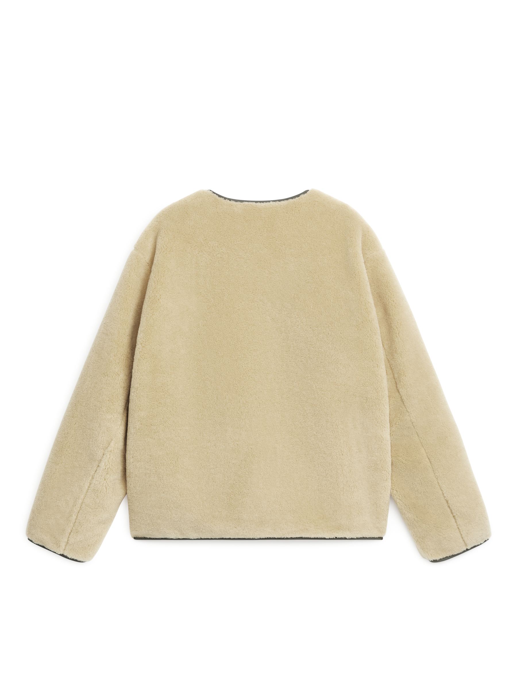 Veste à doublure en laine polaire - Beige/vert - Relaxed fit - Homme - StillMedia/DescriptiveStillLife - 2