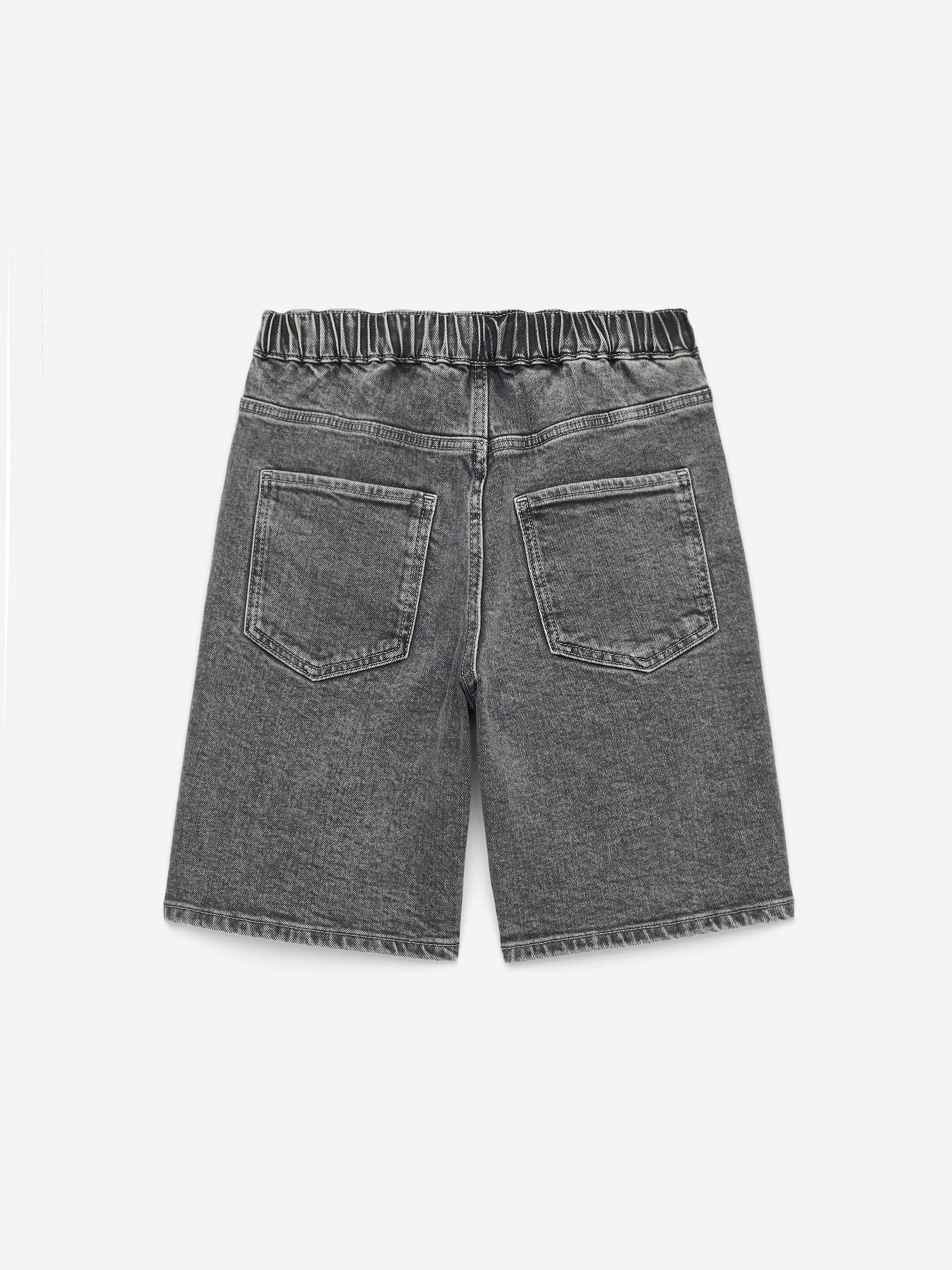 Denim Shorts - Grey - Relaxed fit - Children - StillMedia/DescriptiveStillLife - 1