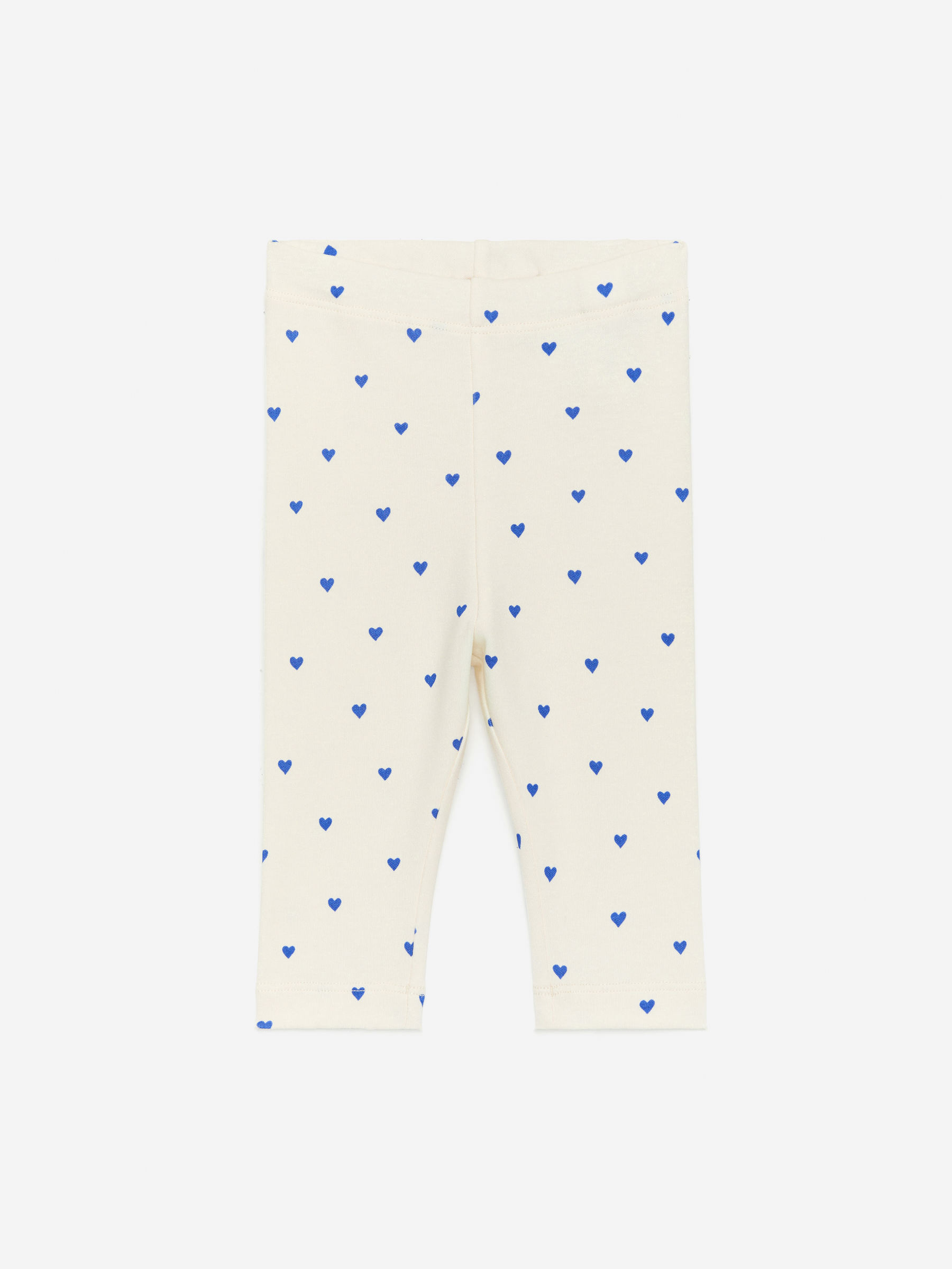 Jersey Leggings - Off White/Blue Hearts - Children - StillMedia/DescriptiveStillLife - 3