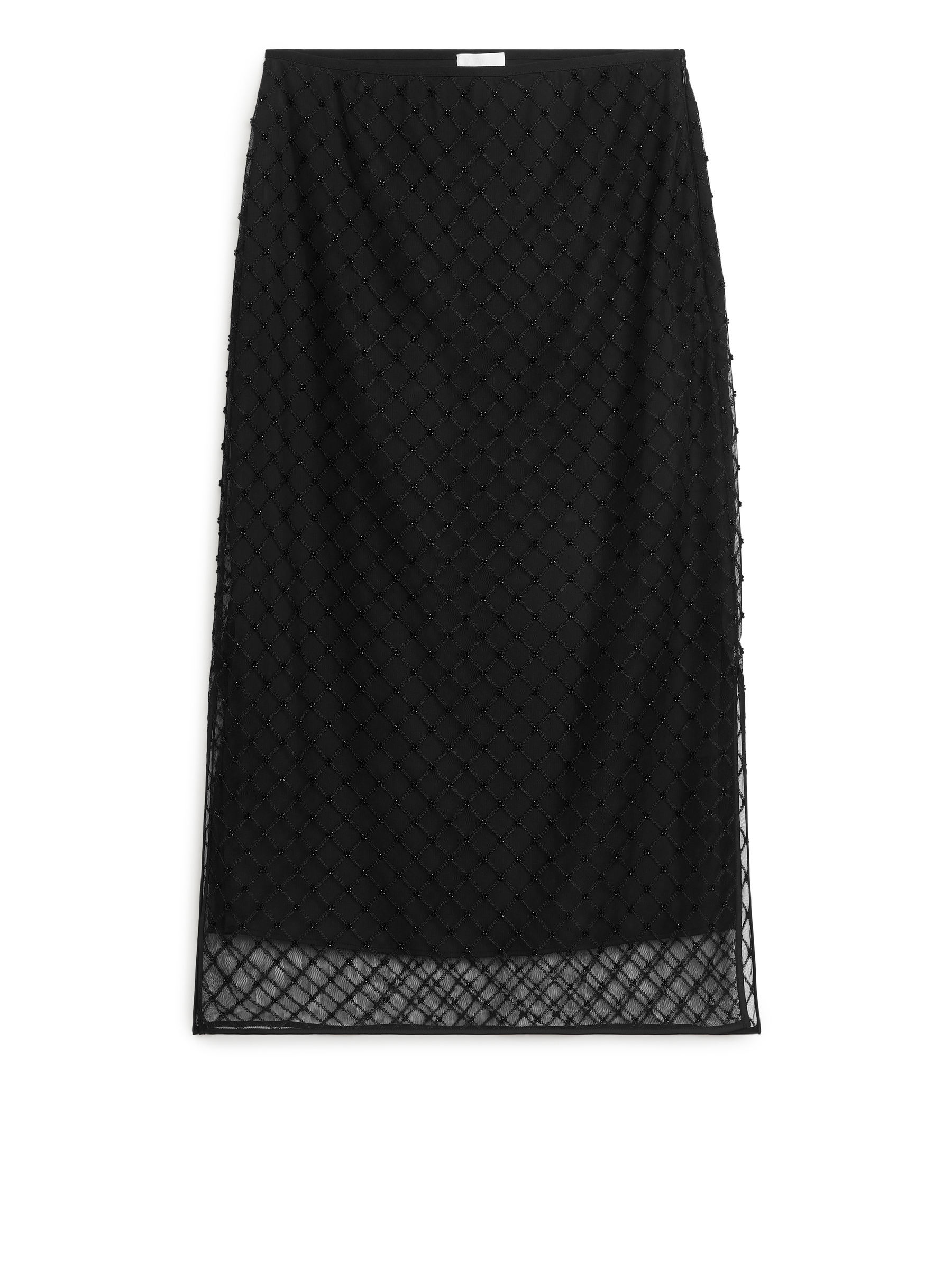 Netzrock mit Pailletten - Schwarz - Regular Fit - Women - StillMedia/DescriptiveStillLife - 2