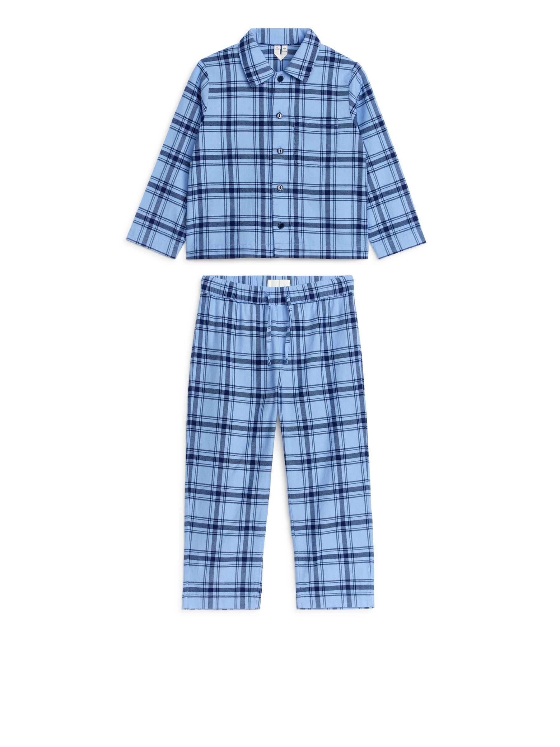 Flannel Pyjama Set-#859DD6-6119