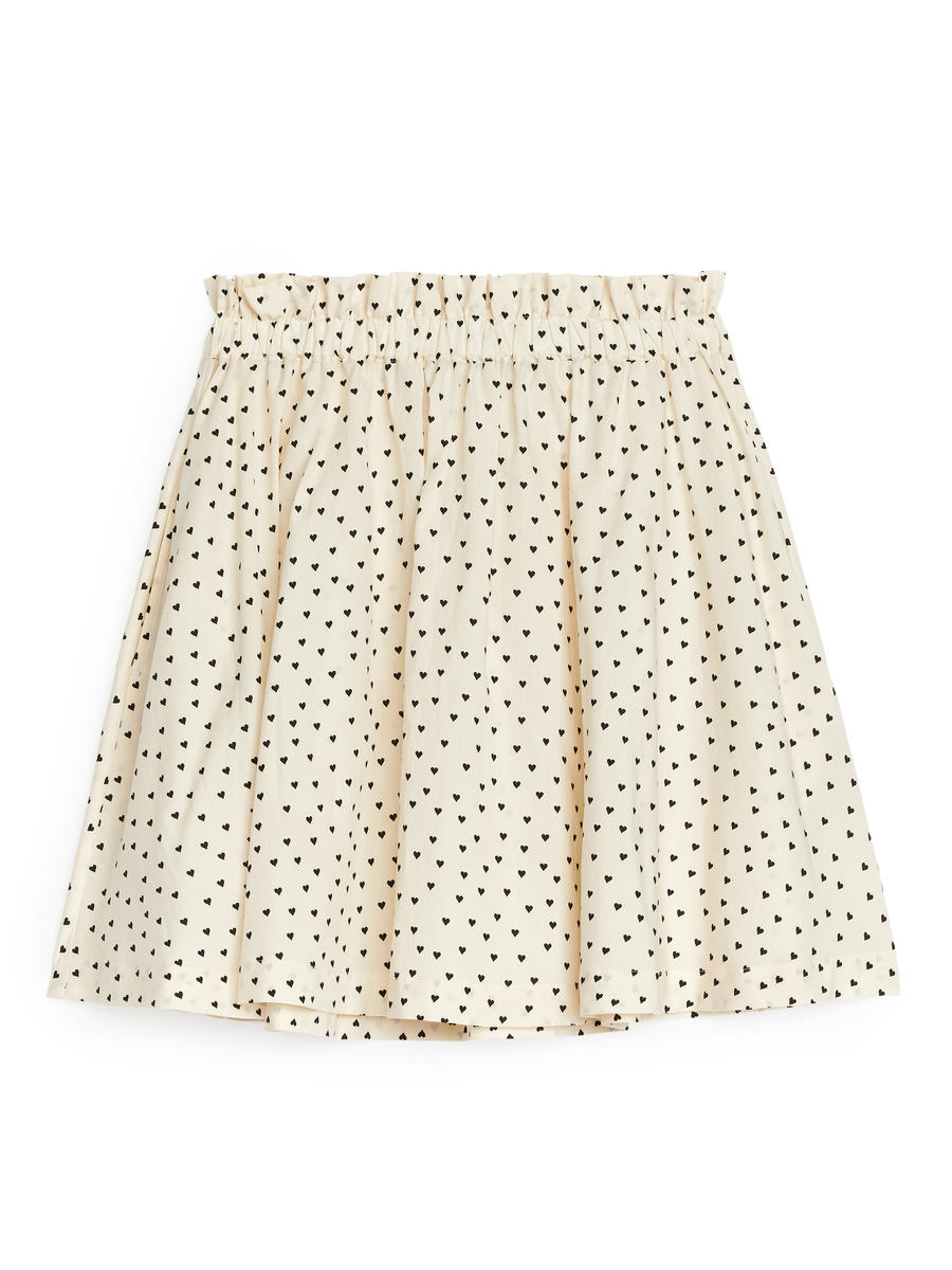 Paperbag Skirt-#DCD6C7-13217