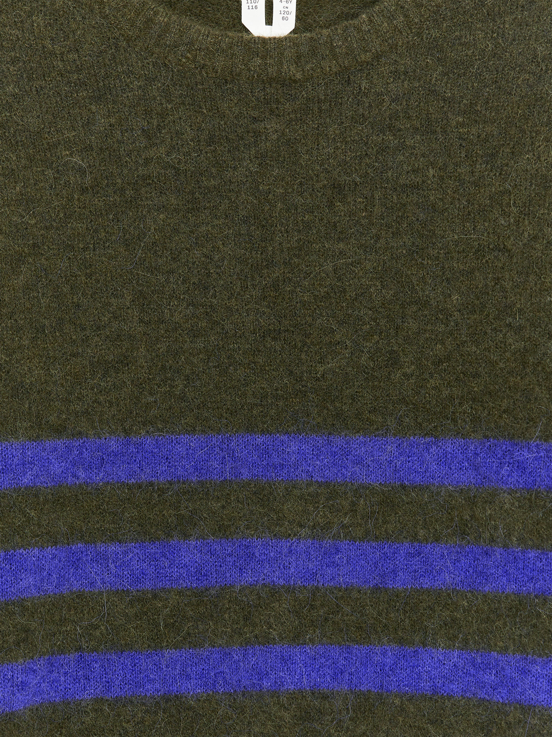 Pull en mélange de laine et d'alpaga - Kaki Vert/Bleu - Relaxed fit - Enfant - StillMedia/DescriptiveDetail - 1