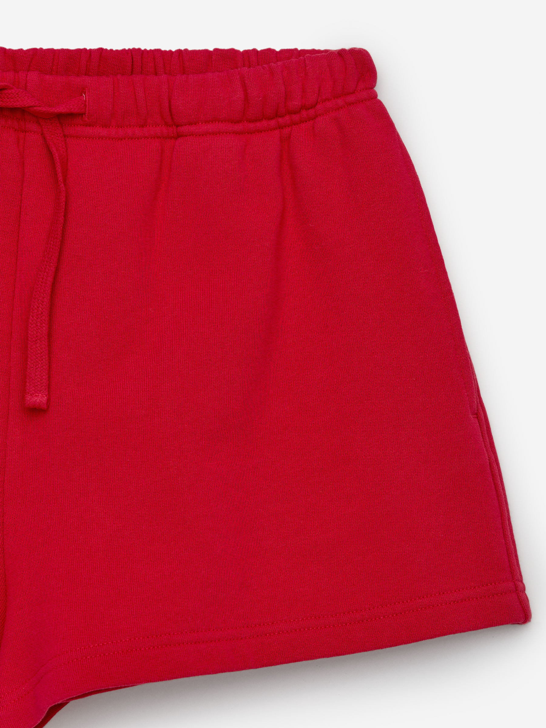 Cotton Terry Shorts - Red - Regular fit - Women - StillMedia/DescriptiveDetail - 1