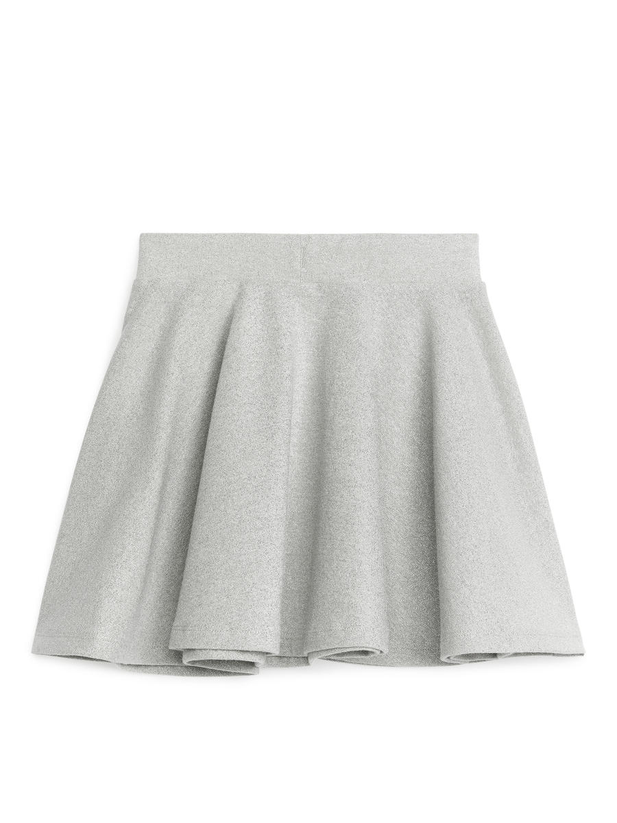 Glitter Skirt-#DCD6C7-5904