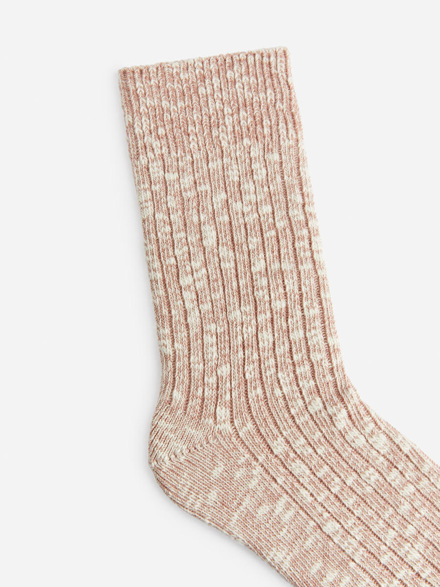 Chunky Knit Socks-#B4857C-11428