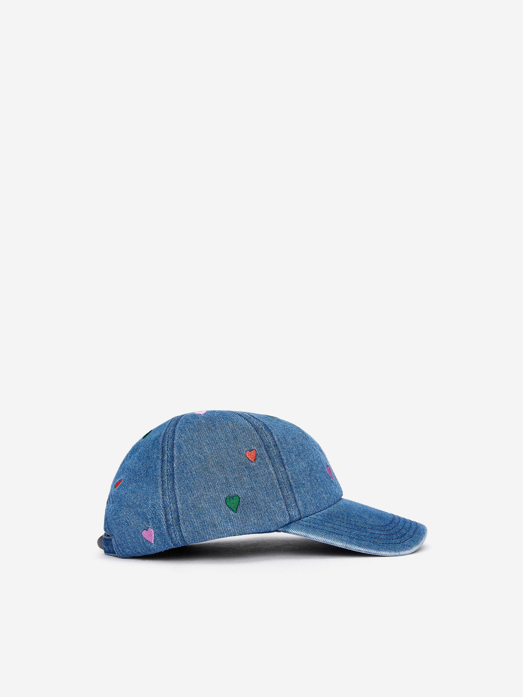 Embroidered Denim Cap-#333860-15867