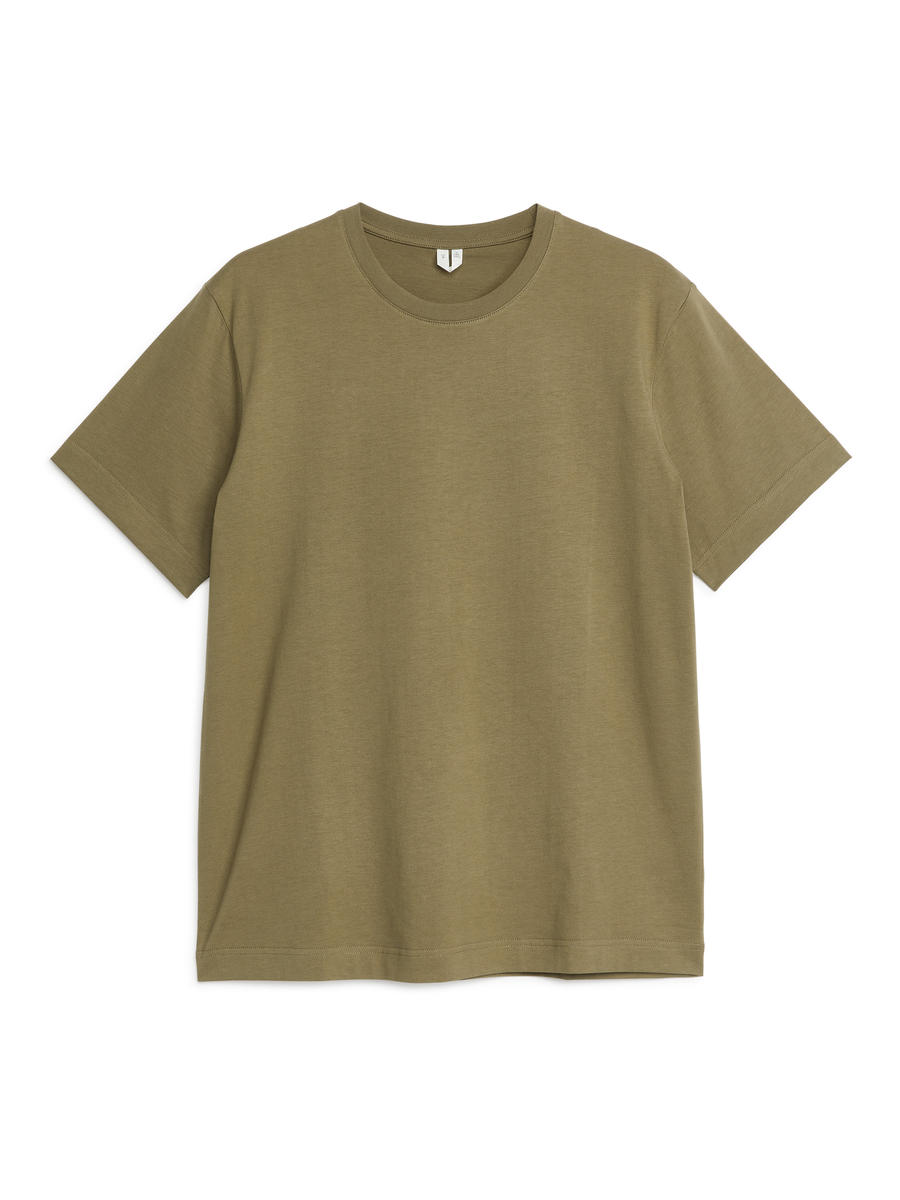 Lightweight T-Shirt - Khaki Green - Regular fit - Men - 0494713107