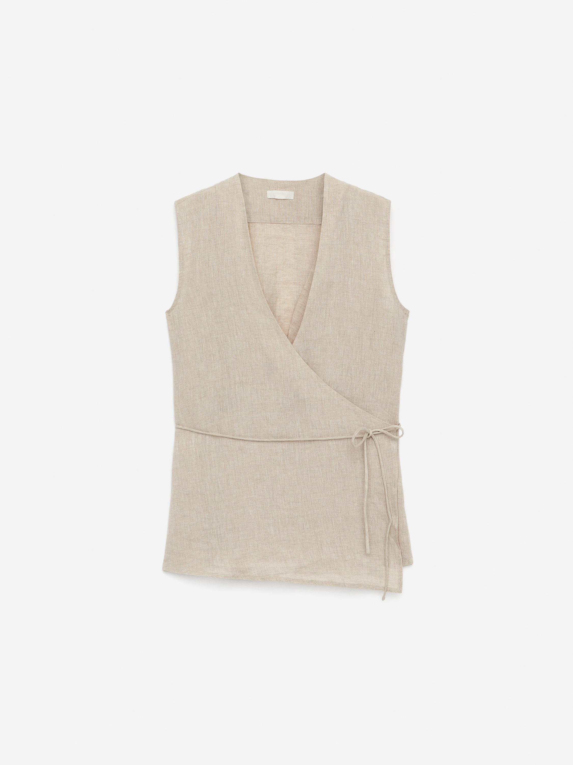 試着のみ】seed and soil / wrap top beige Beige Wrap Top - Etsy UK