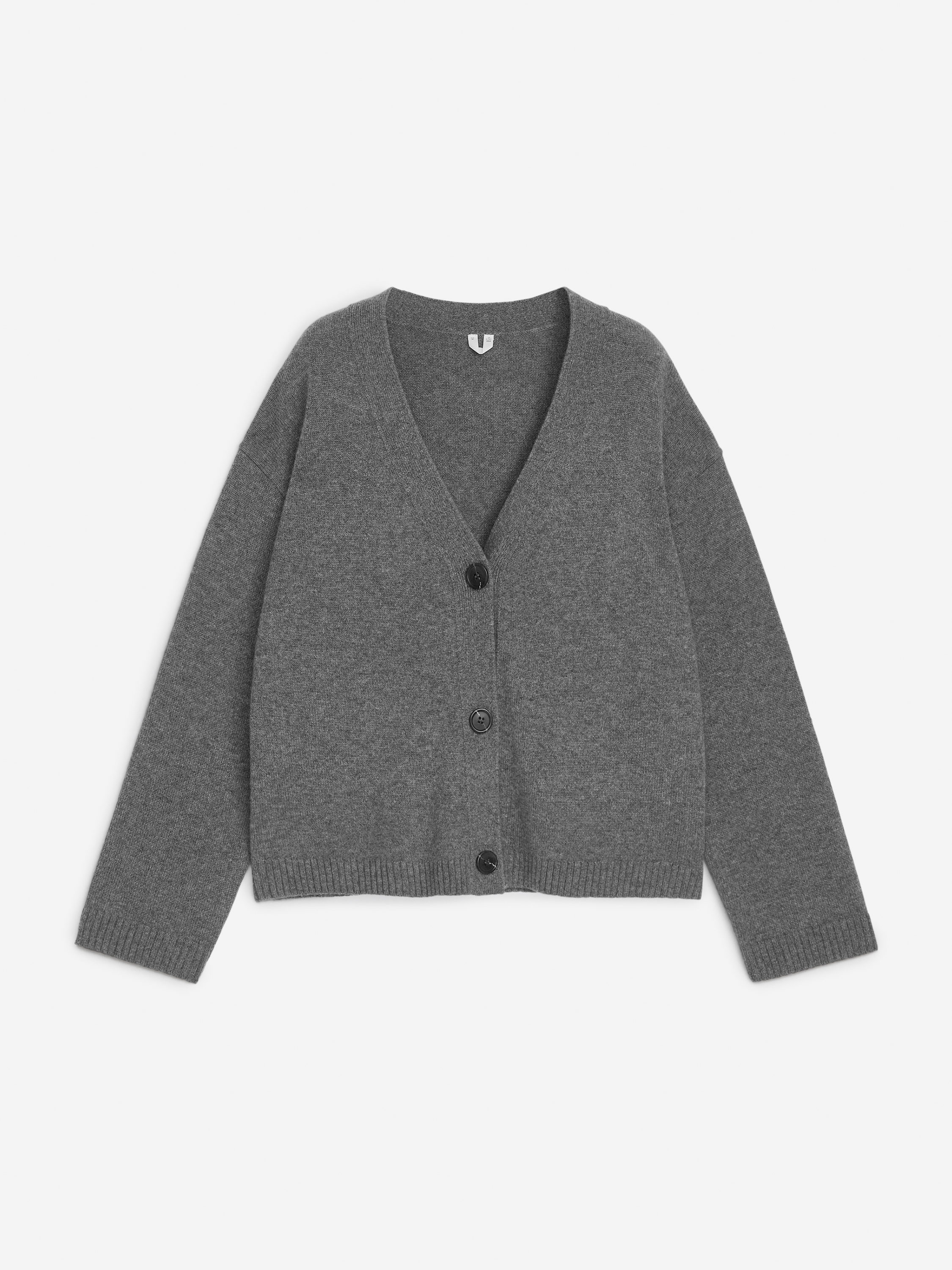 Wool Polo Jumper – Grey – Women – ARKET NL