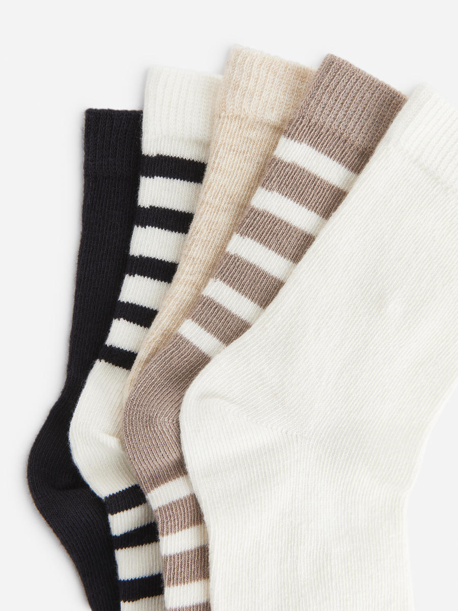 Baumwollsocken, 5er-Pack-#97897C-12626