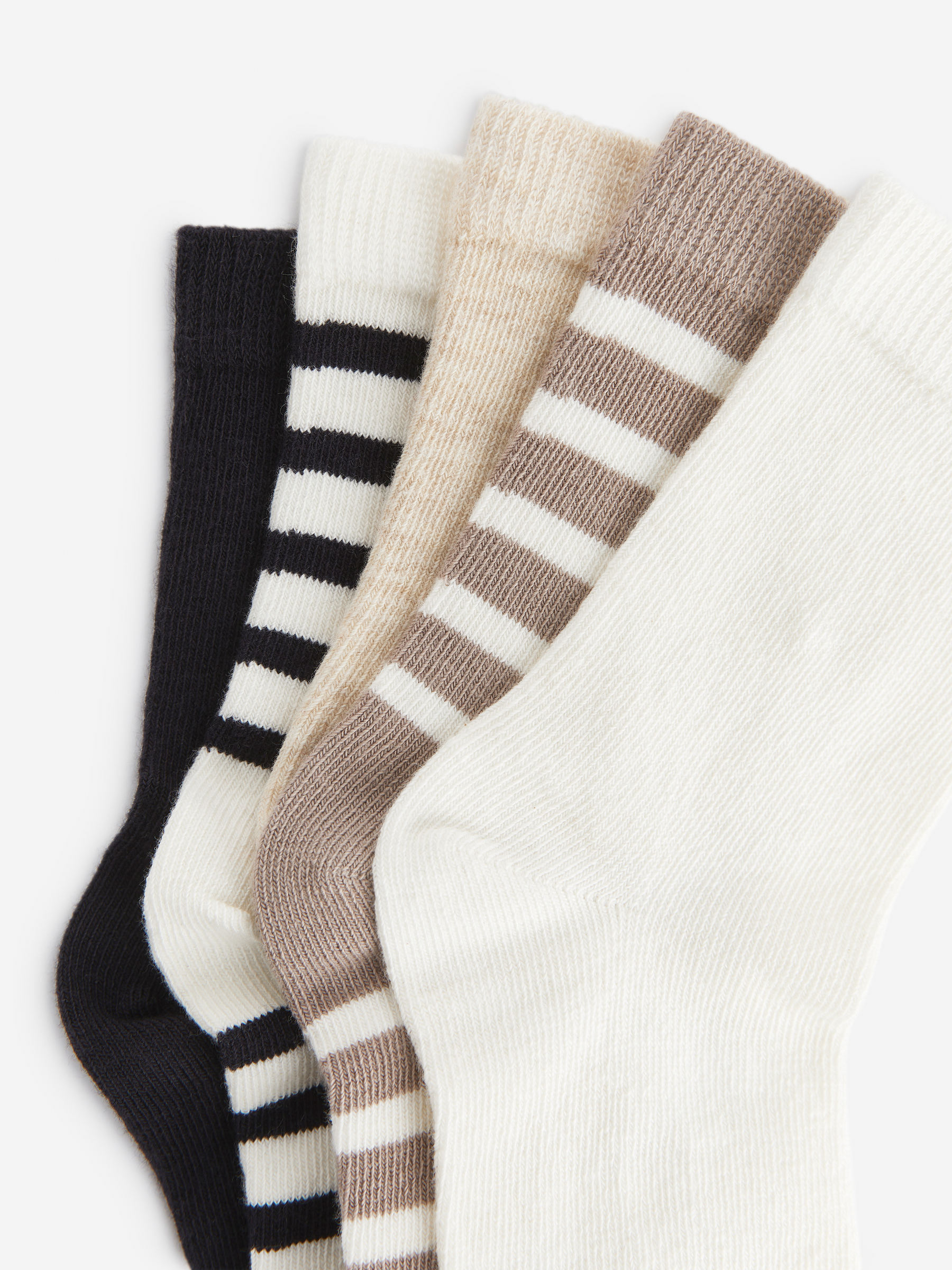 Cotton Socks Set of 5-#97897C-12626