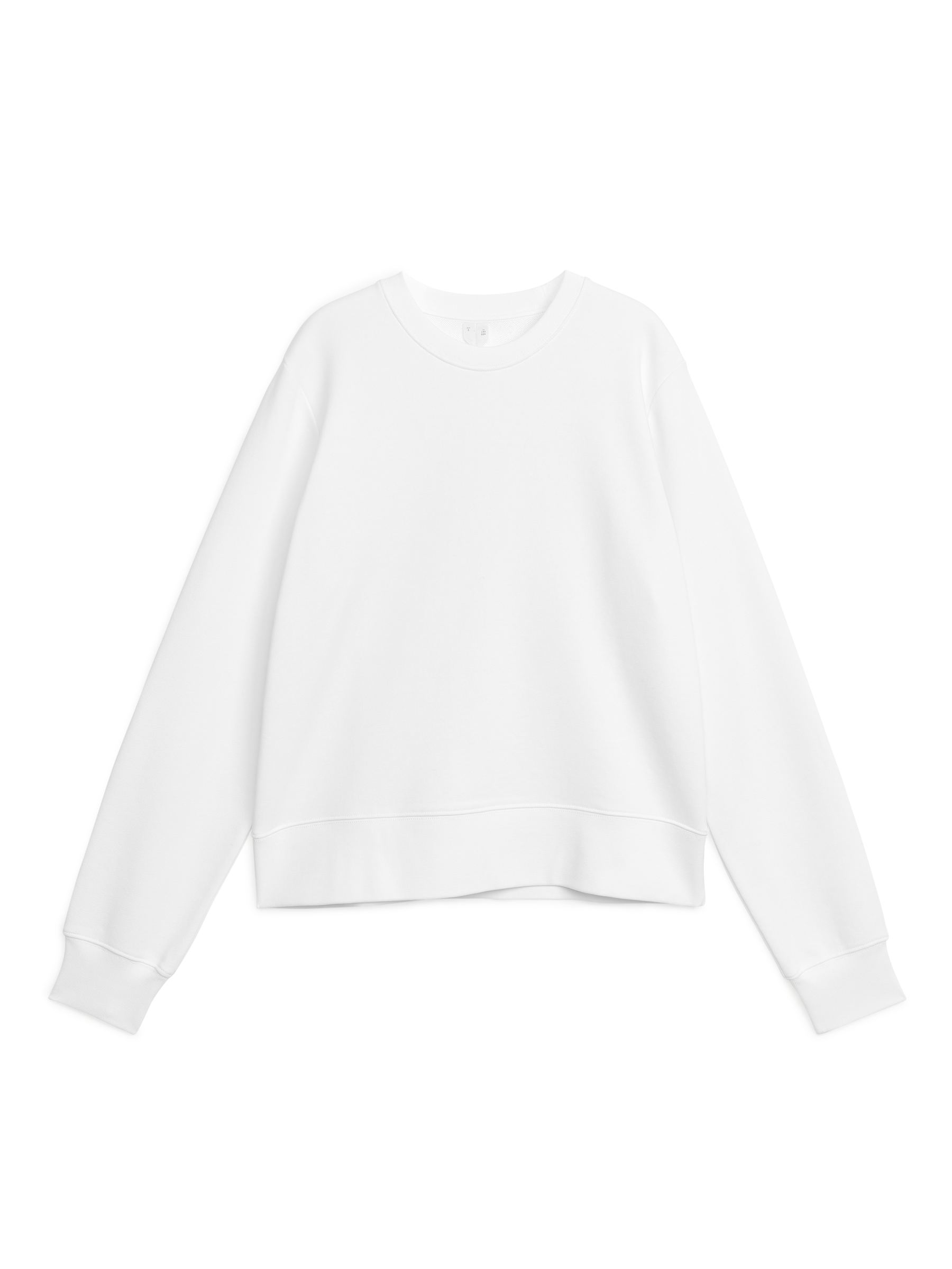 Crew-Neck Sweatshirt - White - Loose fit - Women - StillMedia/DescriptiveStillLife - 1