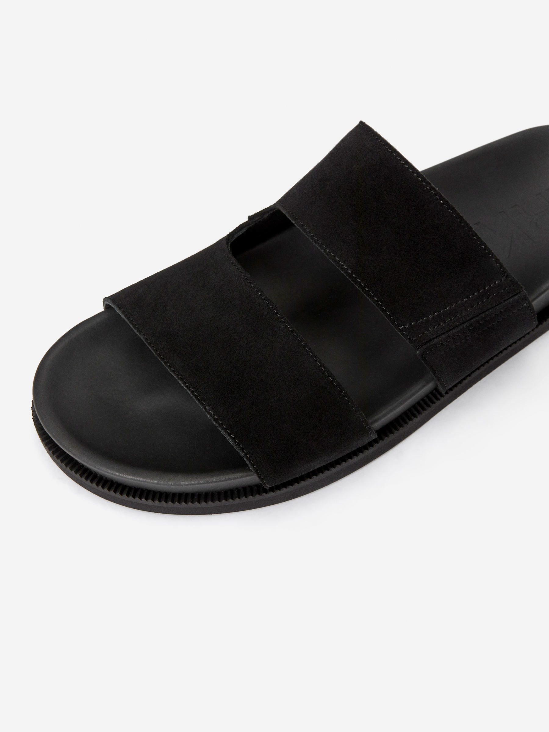 Suede Sandals - Black - Men - StillMedia/DescriptiveDetail - 3