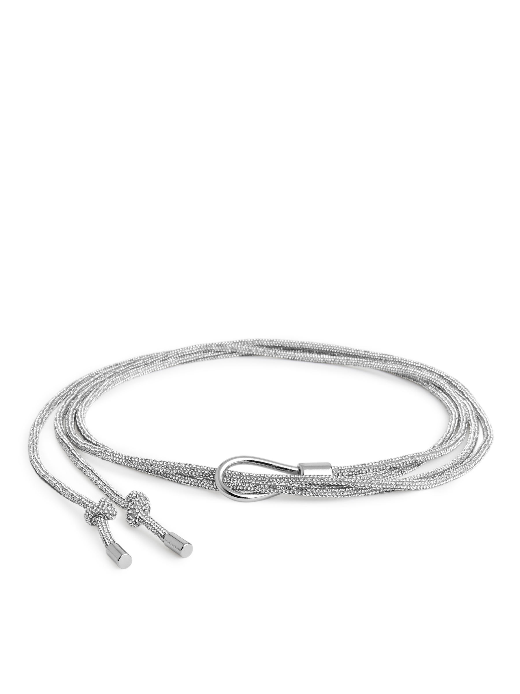 Łańcuszkowy pasek z kryształkami - Srebro - Women - StillMedia/DescriptiveStillLife - 2