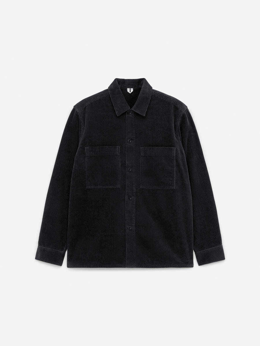 Corduroy Overshirt-#333538-13762