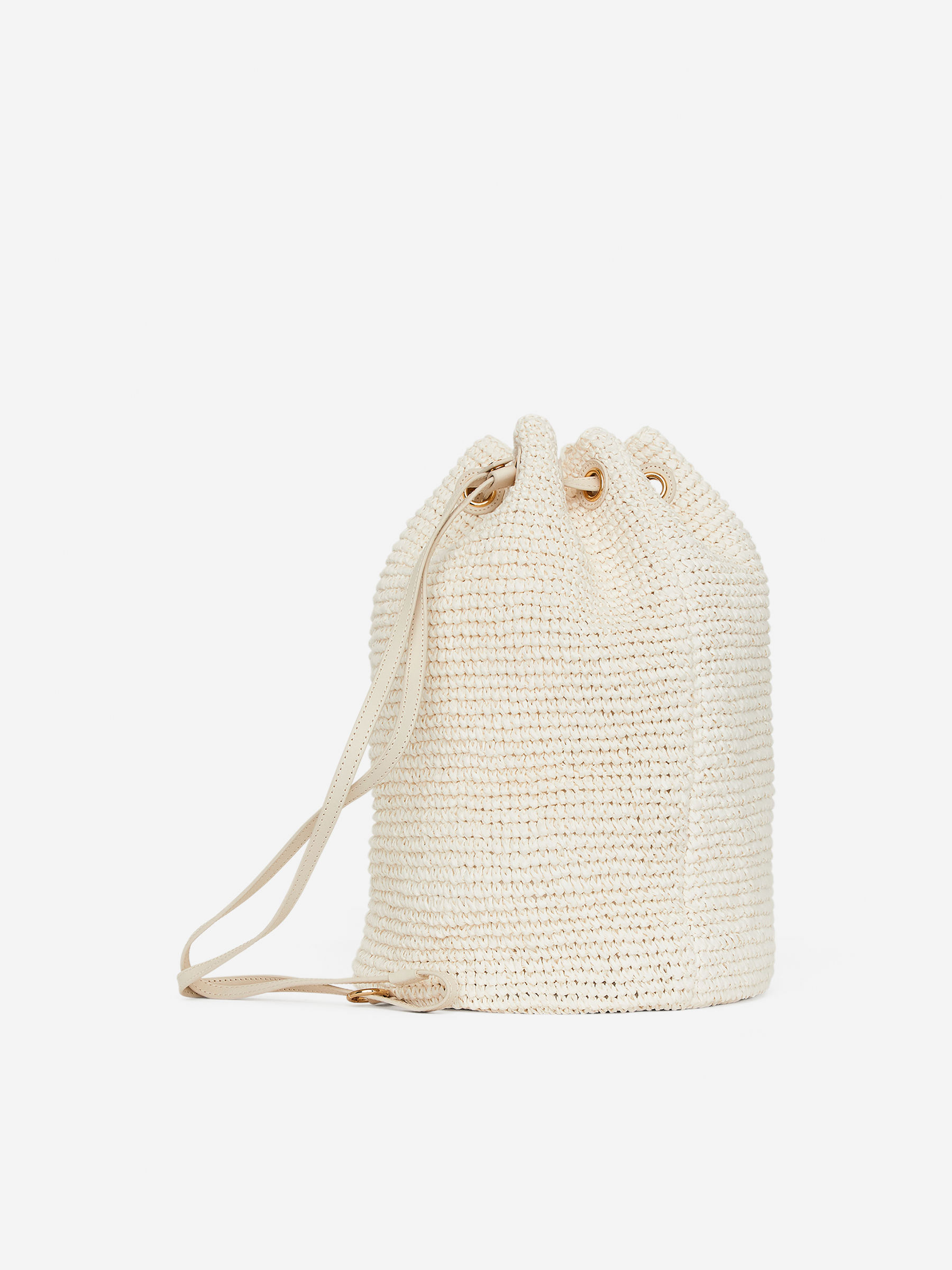 Straw Bag-White-15602