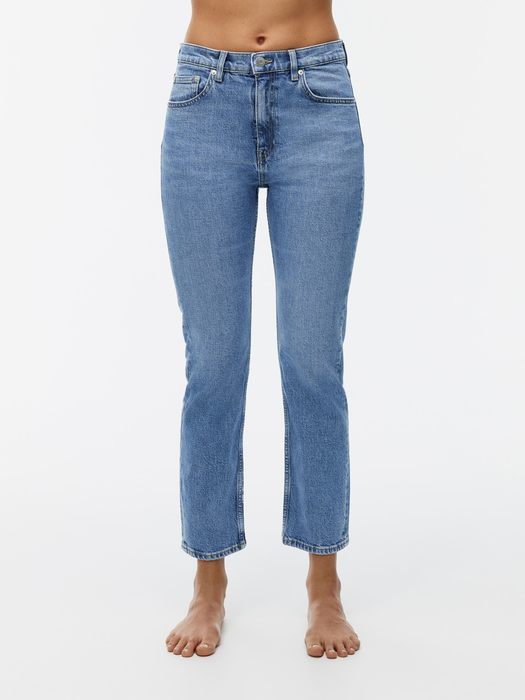 JADE CROPPED smala jeans-#4F6998-9774
