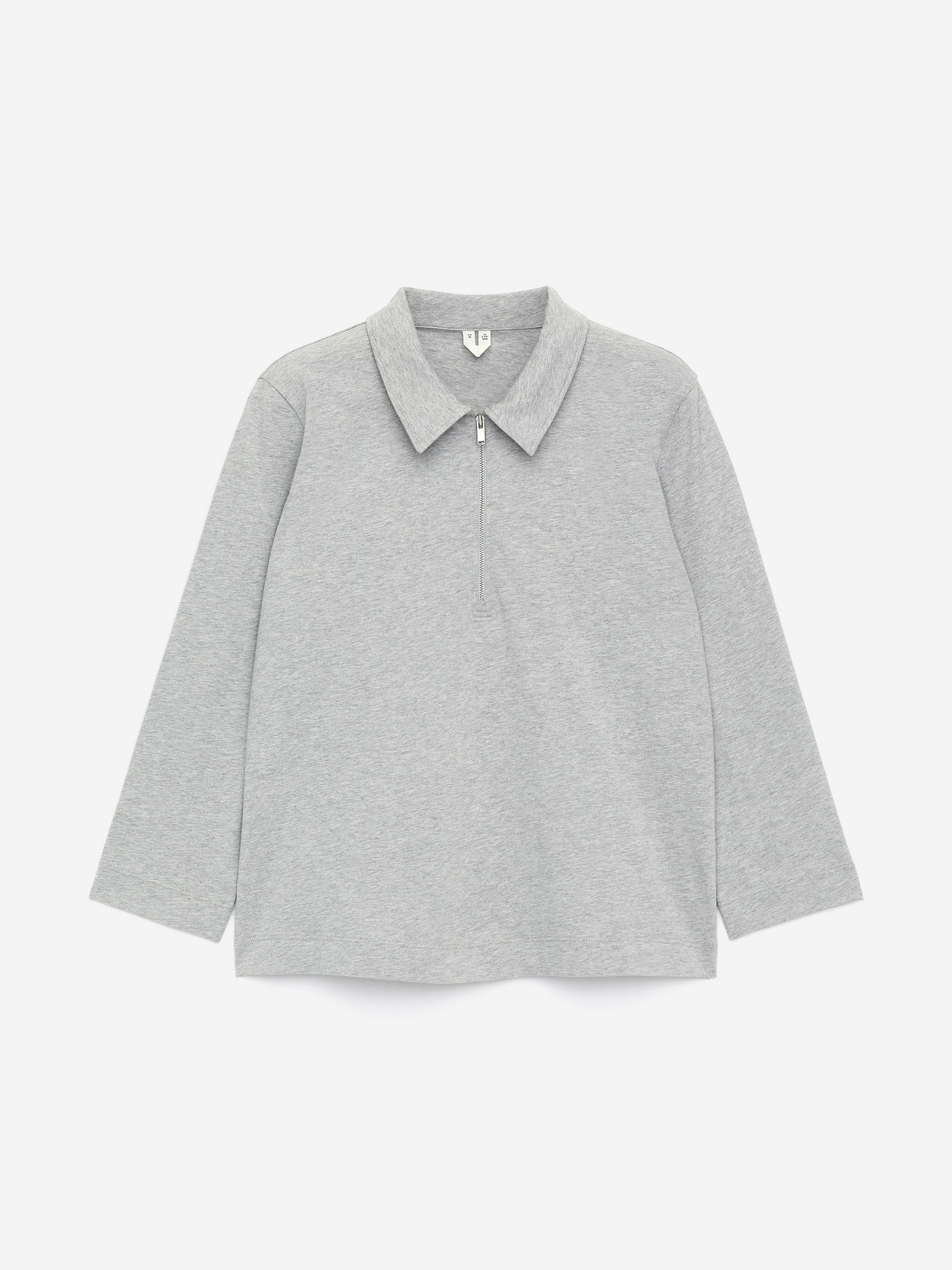 Haut demi-zippé-Gris-15949