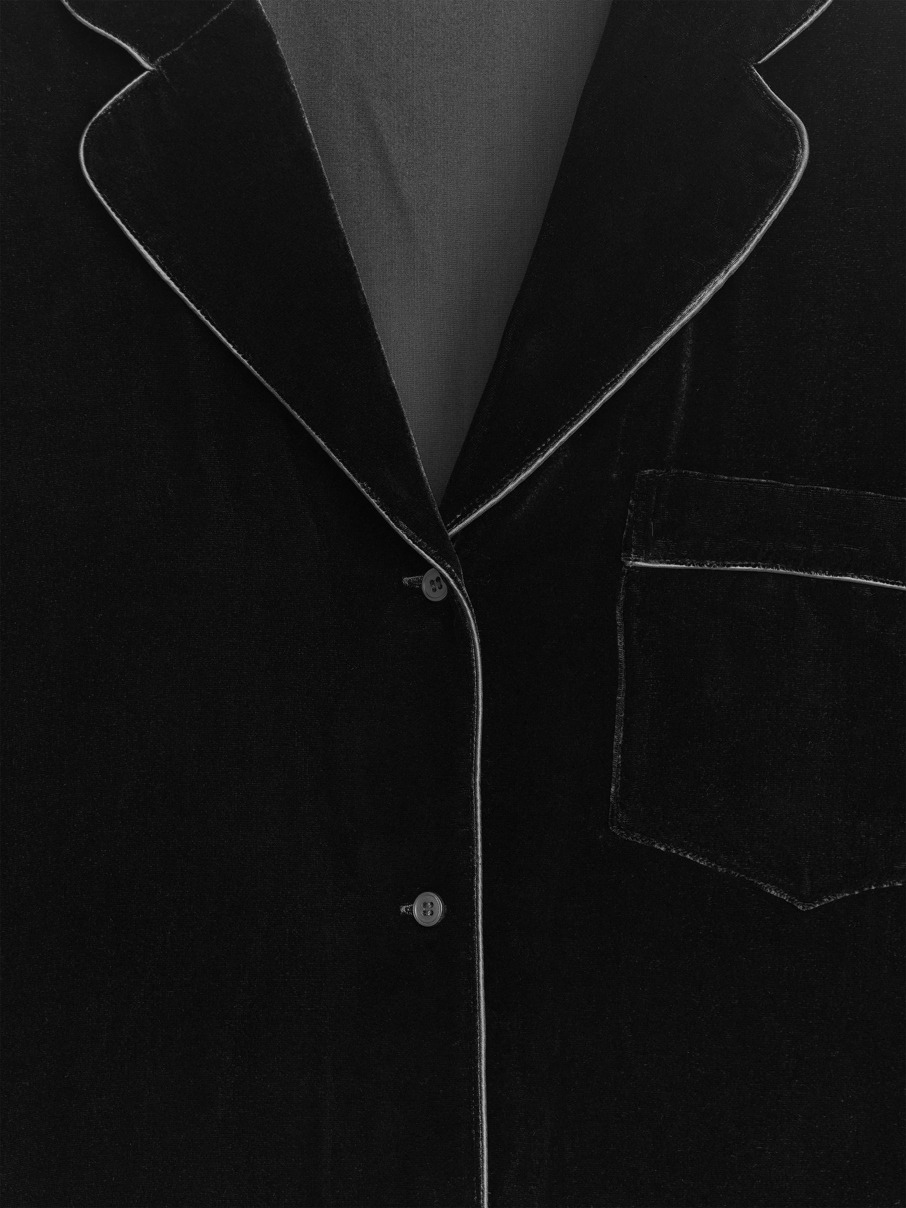 Chemise en velours - Noir - Regular fit - Femme - StillMedia/DescriptiveDetail - 2