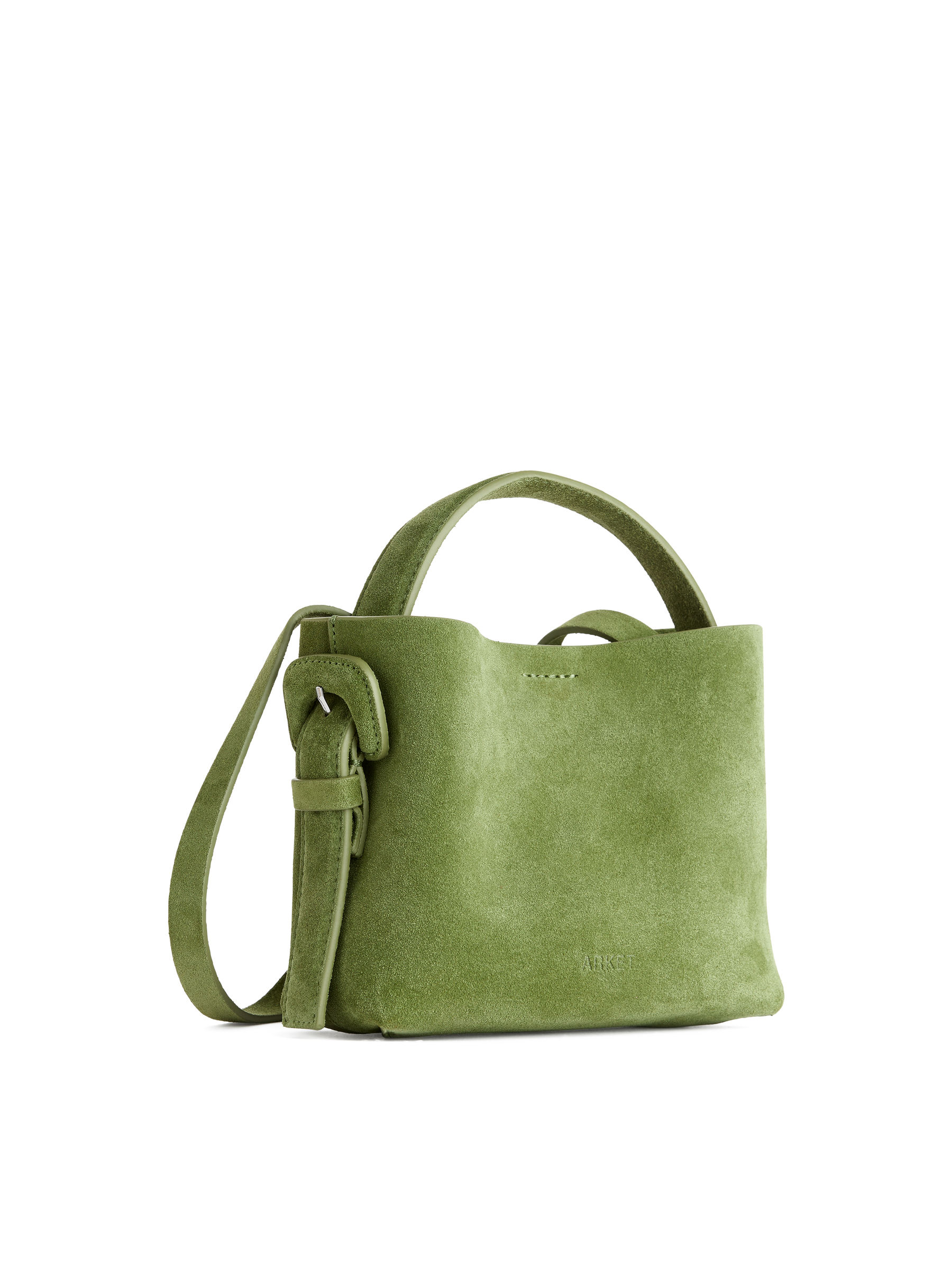 Bolso bandolera de ante - Verde - Women - StillMedia/DescriptiveStillLife - 2