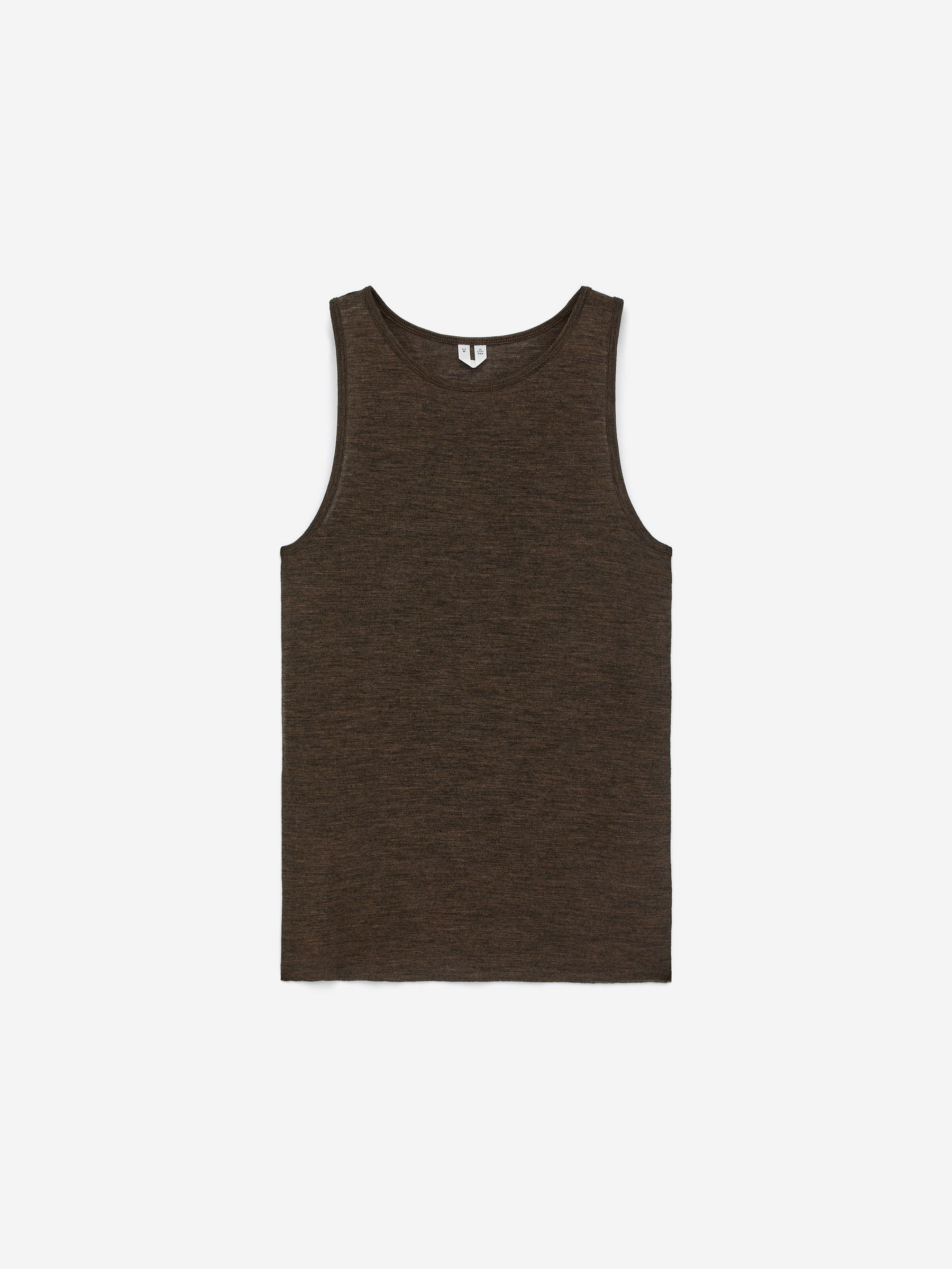 Wool Tank Top-#3C3533-16052