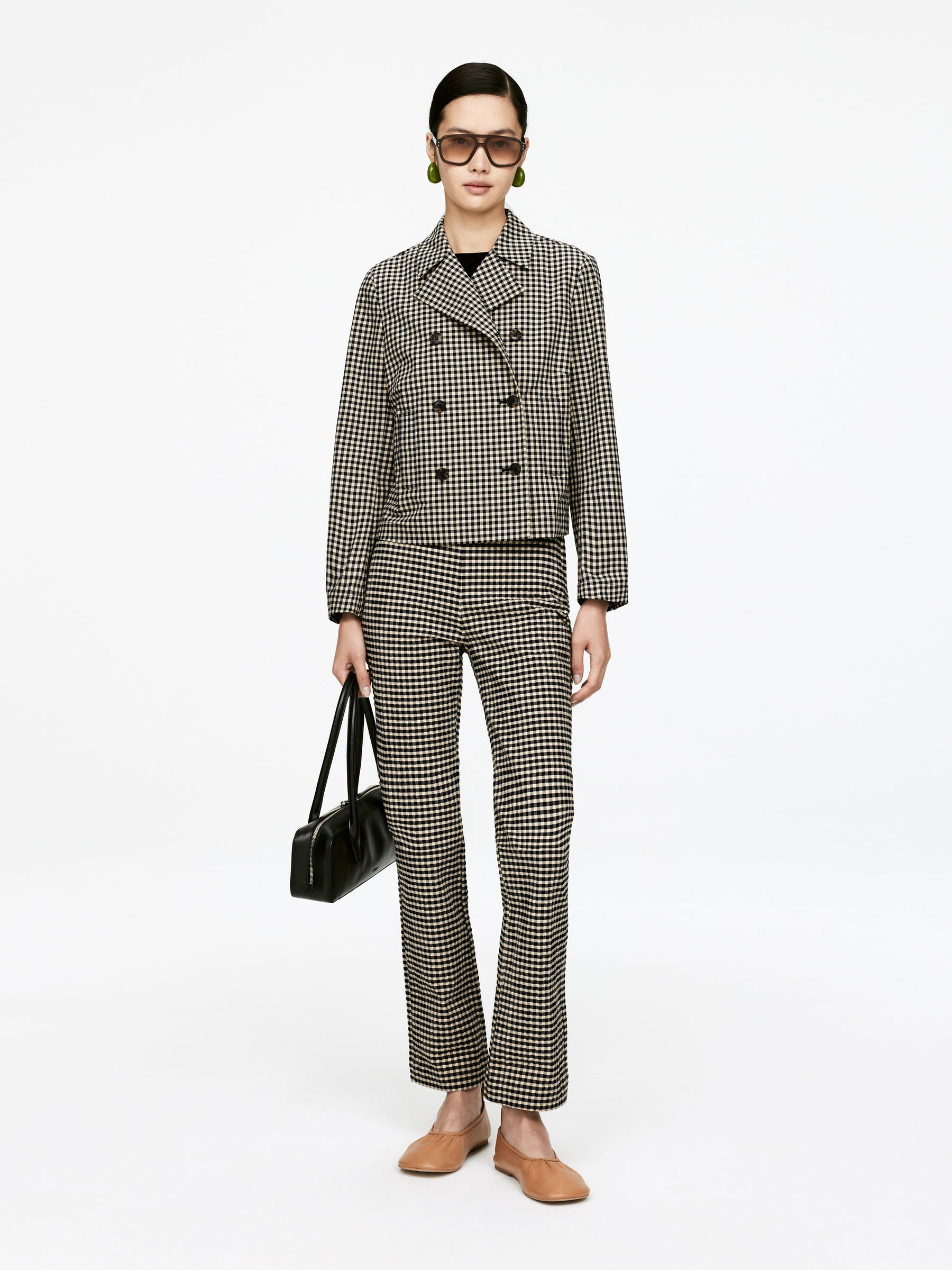 Double-Breasted Blazer-#0A041F-15714