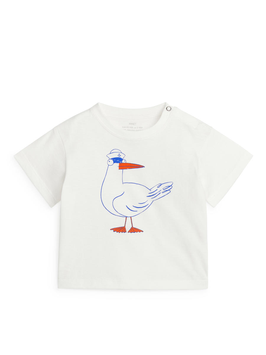 Short-Sleeved T-Shirt - White - Regular fit - Children - 1074107018