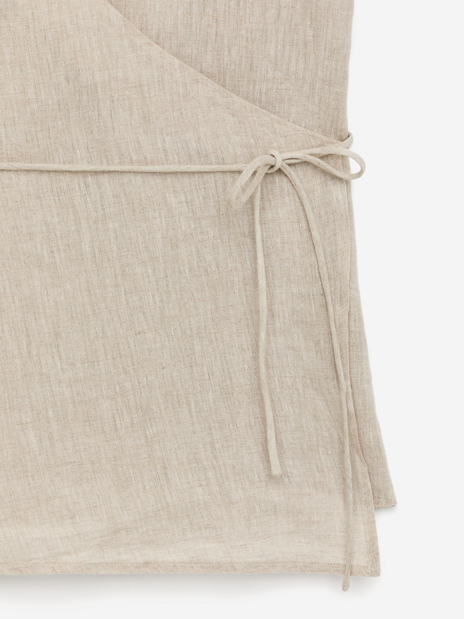 Linen Wrap Top - Beige/Undyed - Regular fit - Women - StillMedia/DescriptiveDetail - 1